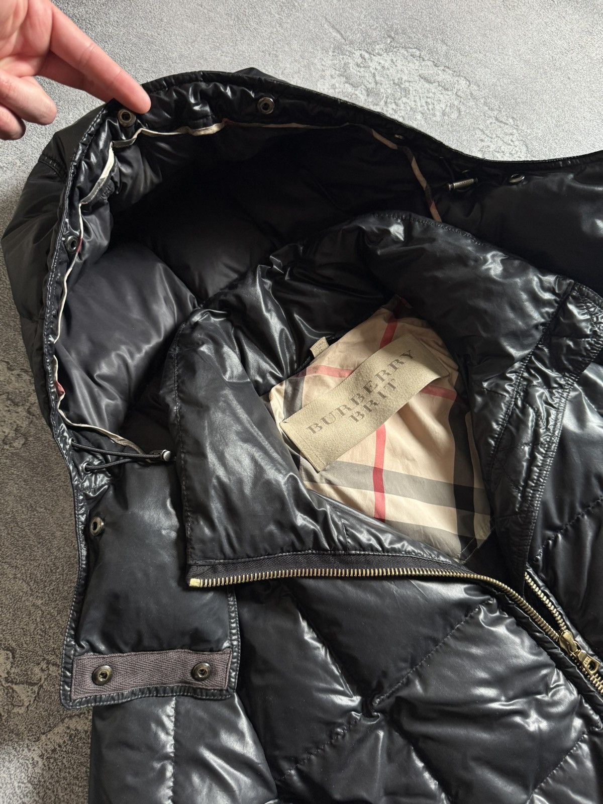 Burberry Burberry Brit XL goose down jacket puffer quilted hooded Size XL / US 12-14 / IT 48-50 - 9 Thumbnail