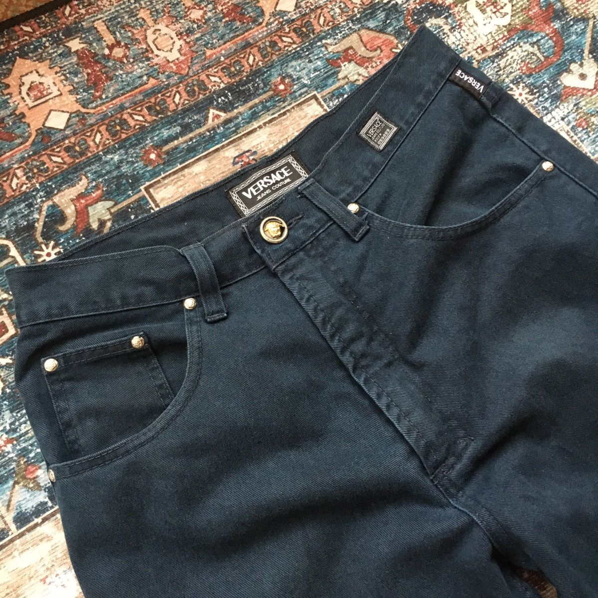 Versace × Versace Jeans Couture Vintage Versace jeans Couture pants Size US 32 / EU 48 - 7 Thumbnail