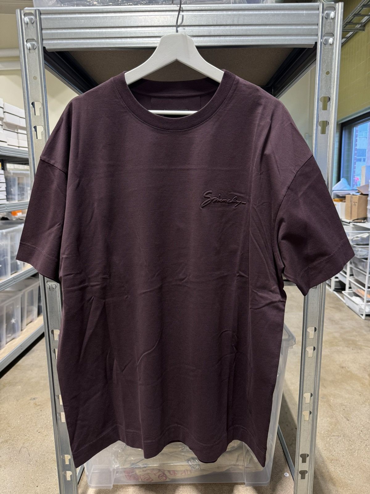 Givenchy Givenchy Logo Embossed T-Shirt NEW 600$ Size US XL / EU 56 / 4 - 1 Thumbnail