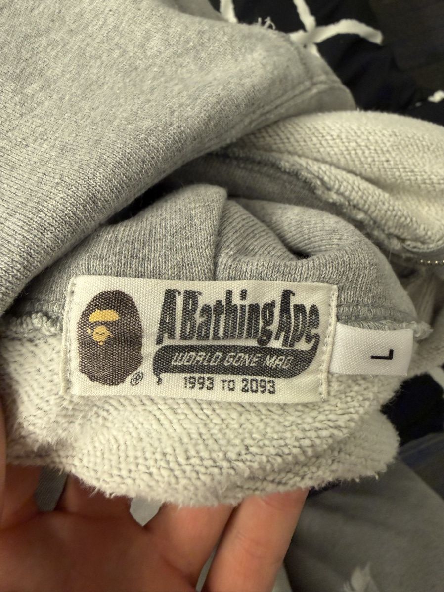 Bape BAPE Grey 1st Camo ABC Split Sleeve Chenille WGM Zip Up Size US L / EU 52-54 / 3 - 10 Thumbnail