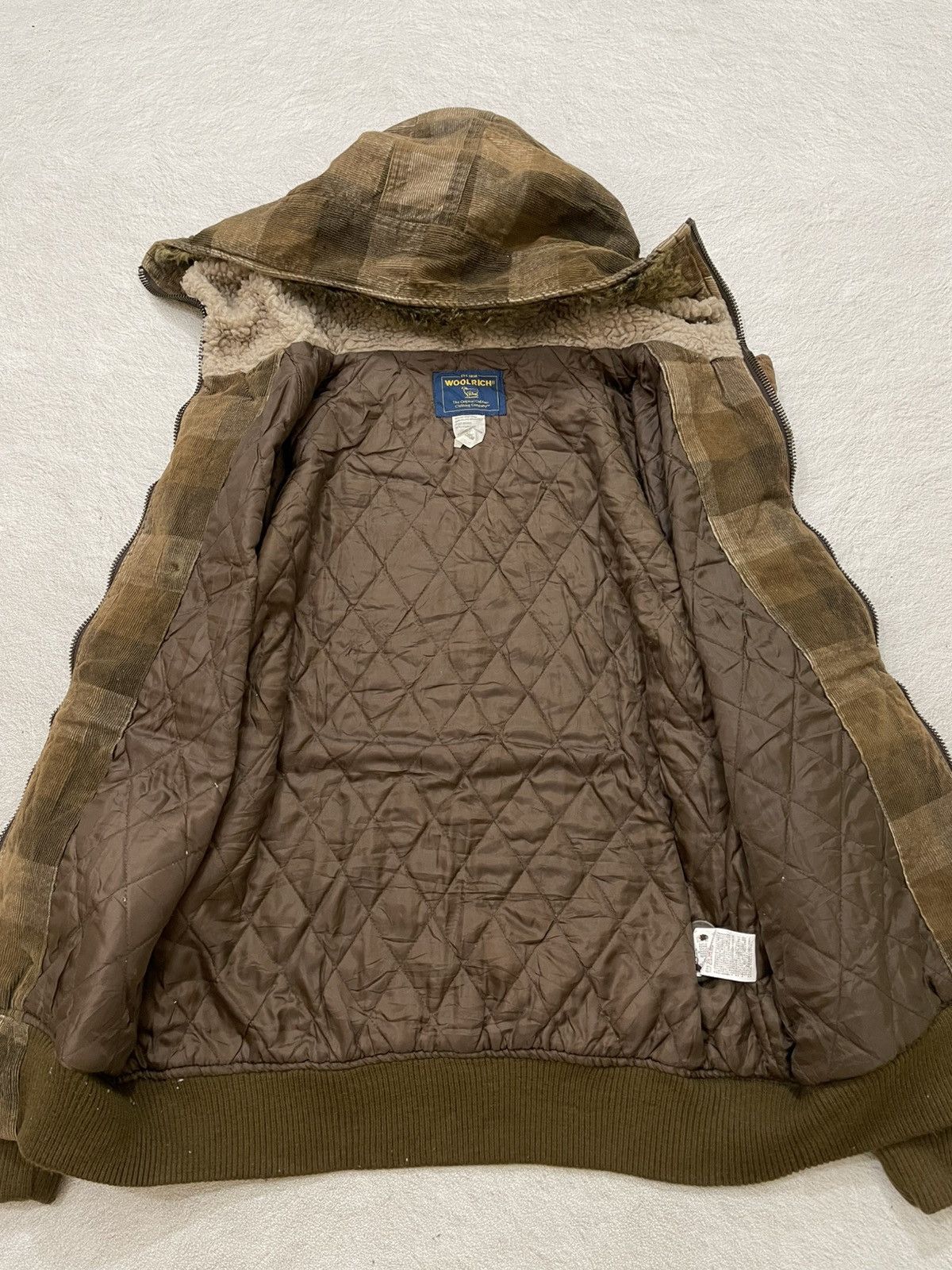 Japanese Brand 2000s Woolrich Brown Checkered Hooded Jacket Workwear Style Size US M / EU 48-50 / 2 - 5 Thumbnail
