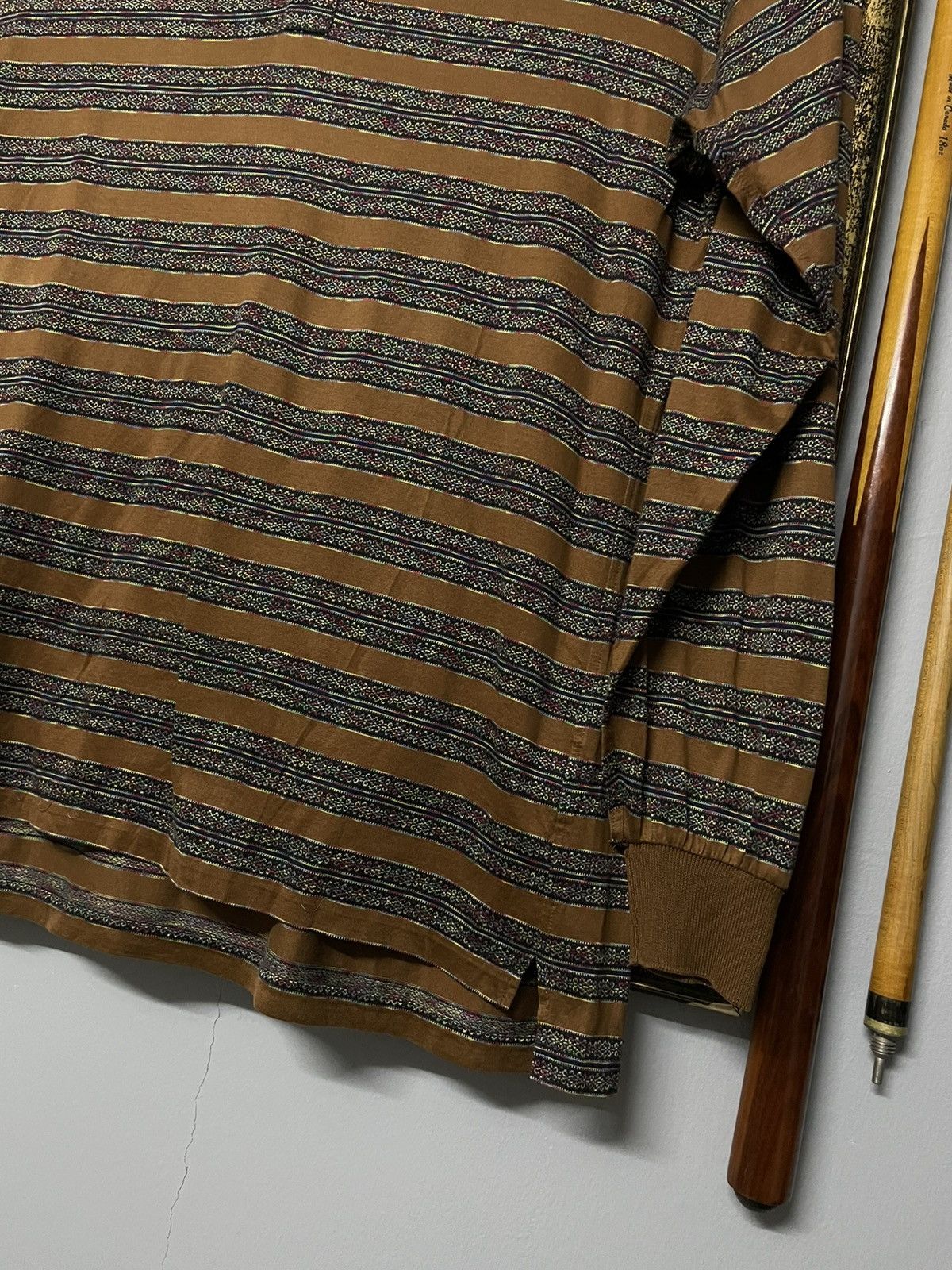 Christian Dior Monsieur Vintage Designer Christian Dior Sport Horizontal Stripe Size US L / EU 52-54 / 3 - 5 Thumbnail