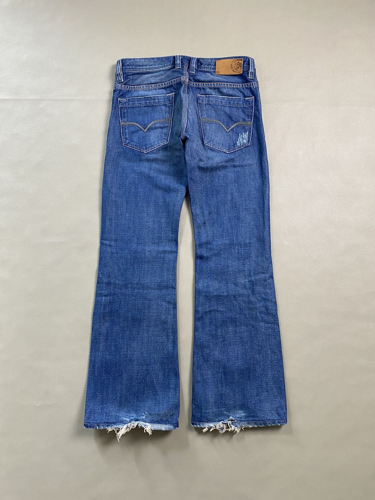 Diesel × If Six Was Nine × Le Grande Bleu (L.G.B.) 2000s Diesel Bootcut Wash Denim Ifsixwasnine Size US 31 - 3 Thumbnail