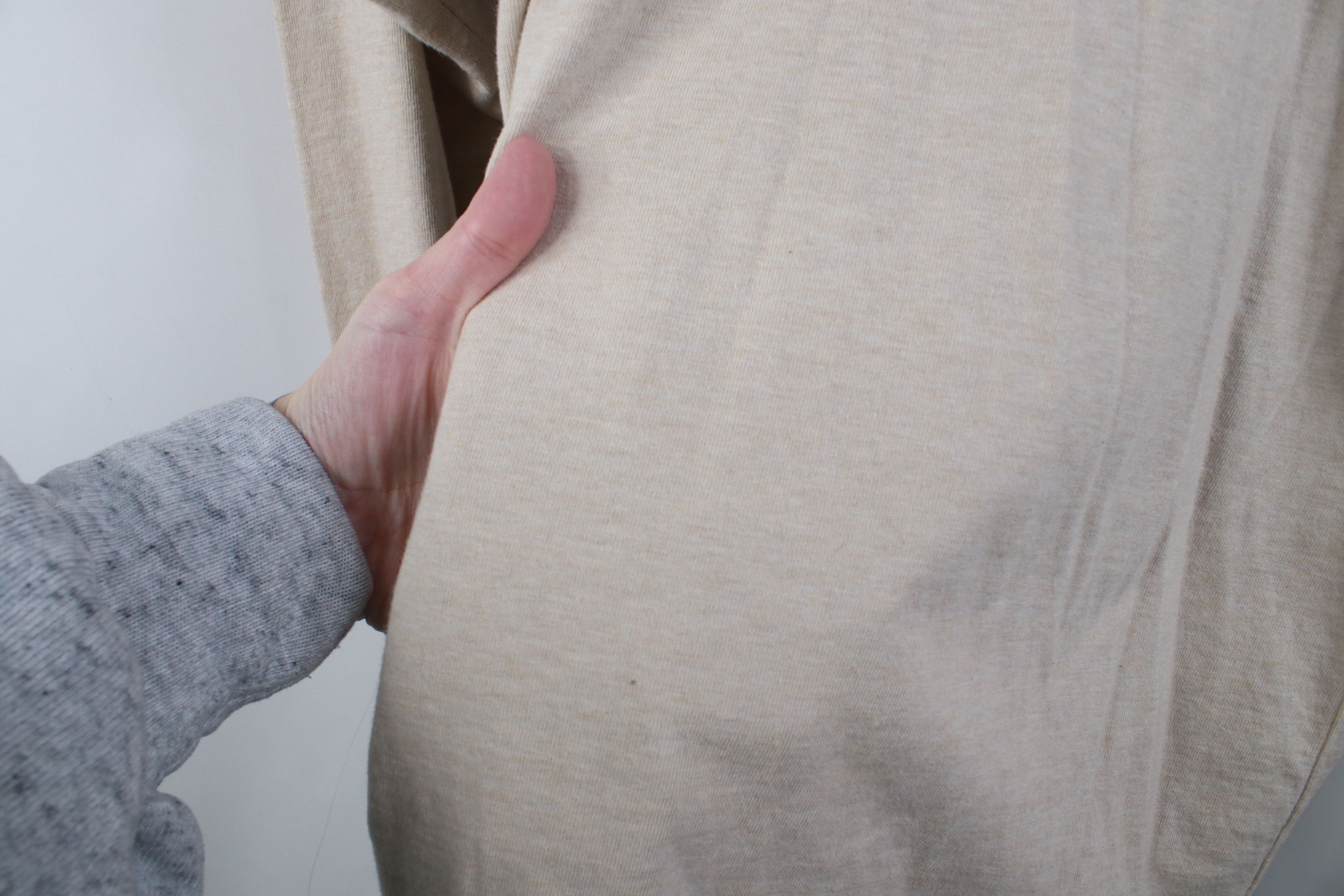 Vintage Vintage 90s Streetwear Long Sleeve Henley T-Shirt Beige Size US L / EU 52-54 / 3 - 4 Thumbnail
