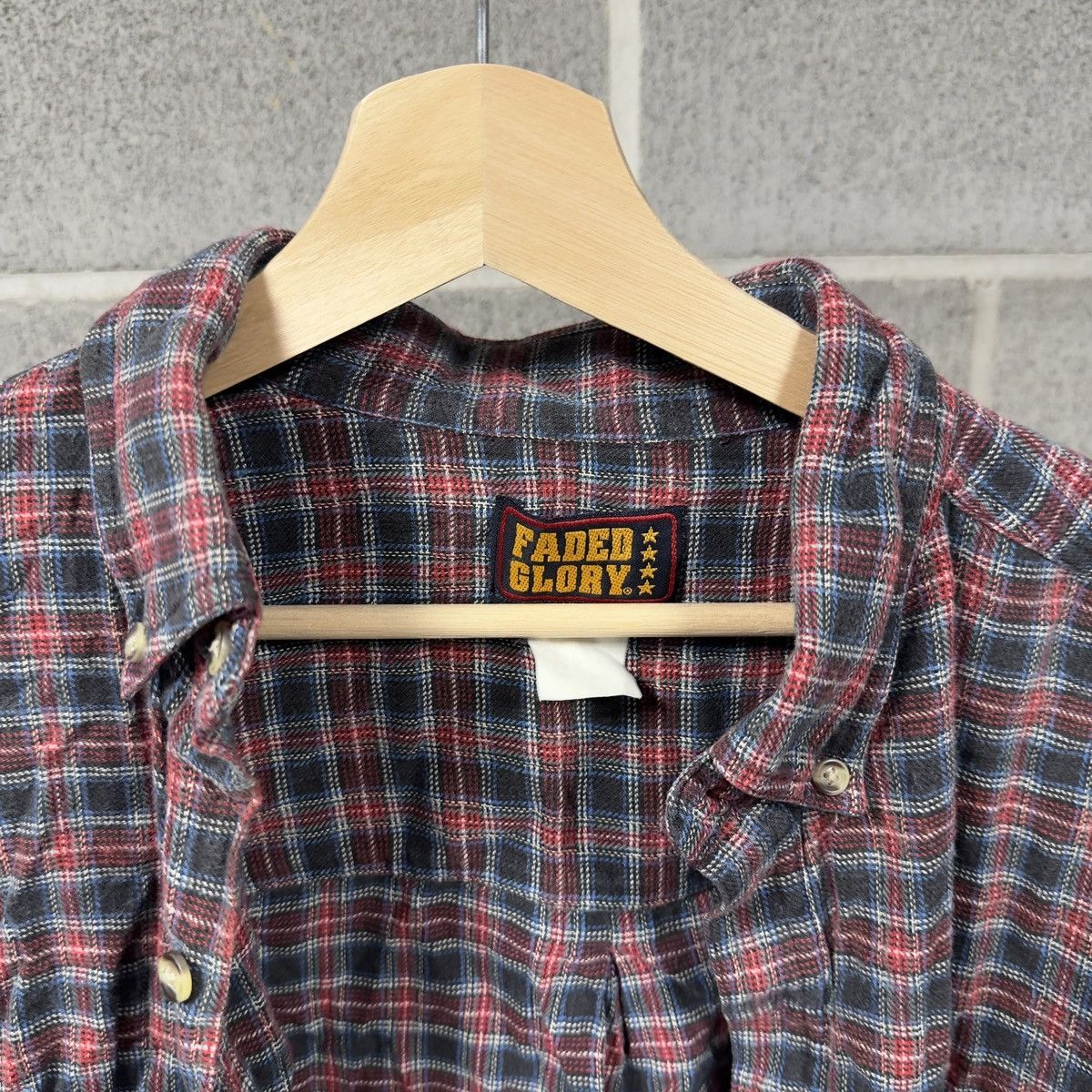 Vintage Faded Plaid Flannel Shirt ERD Grunge Chrome Skater Size US XL / EU 56 / 4 - 5 Thumbnail