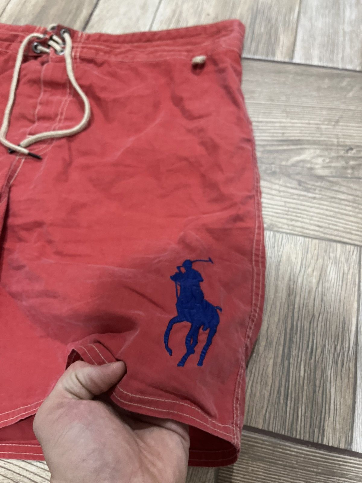 Polo Ralph Lauren Ralph Lauren Big Pony Swim Shorts – Red/Navy Size US 33 - 5 Thumbnail