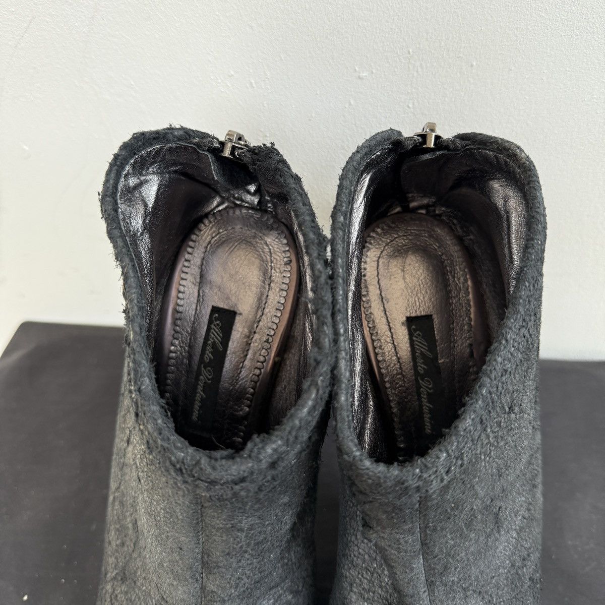 Other Alberto Venturini Black leather spiked high heels Size US 9.5 / IT 39.5 - 7 Thumbnail