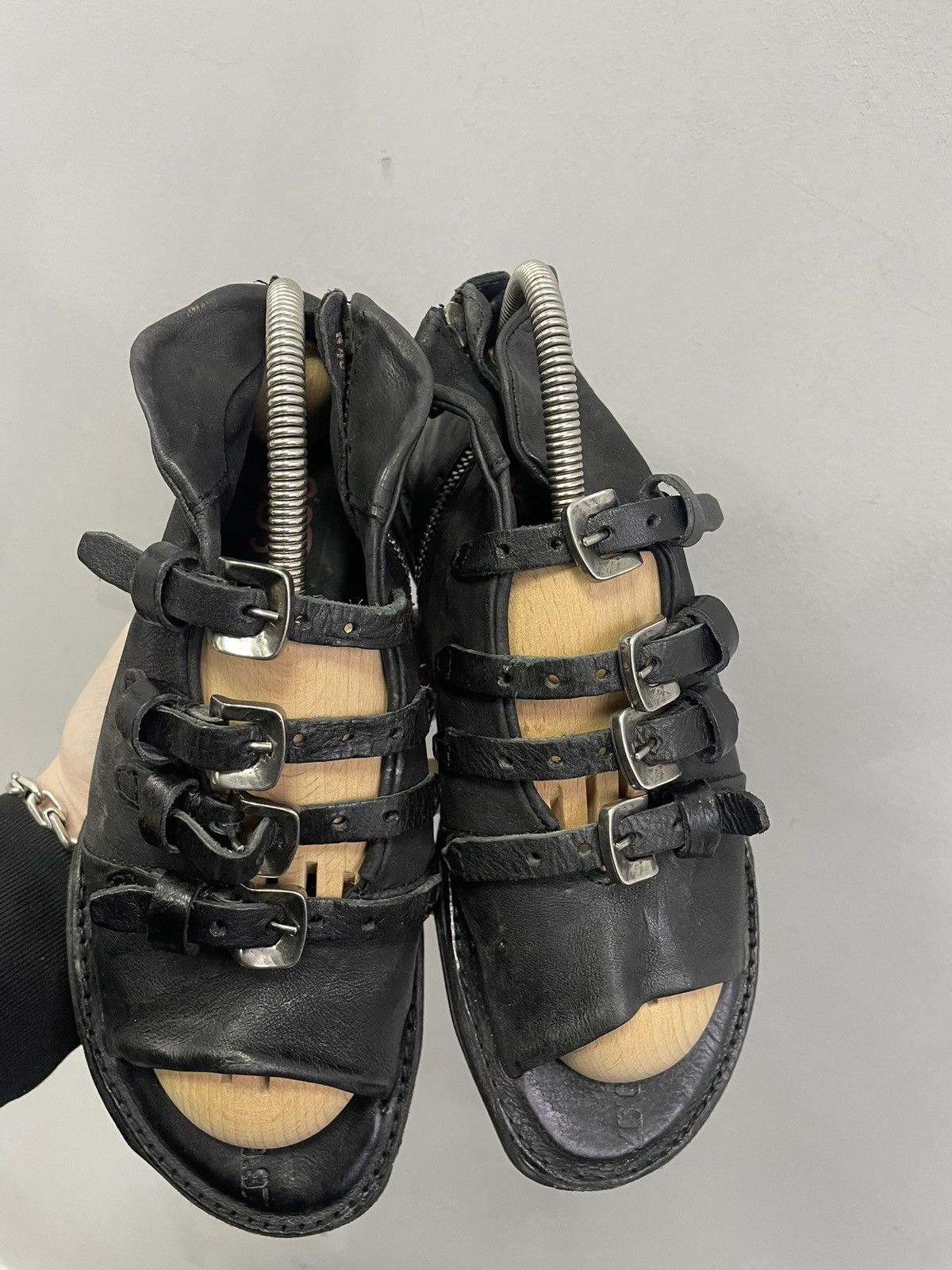 A.S.98 × Japanese Brand × Vintage AS98 Boots Y2K Vintage Archive Opium Goth Avantgarde Size US 7 / IT 37 - 10 Thumbnail