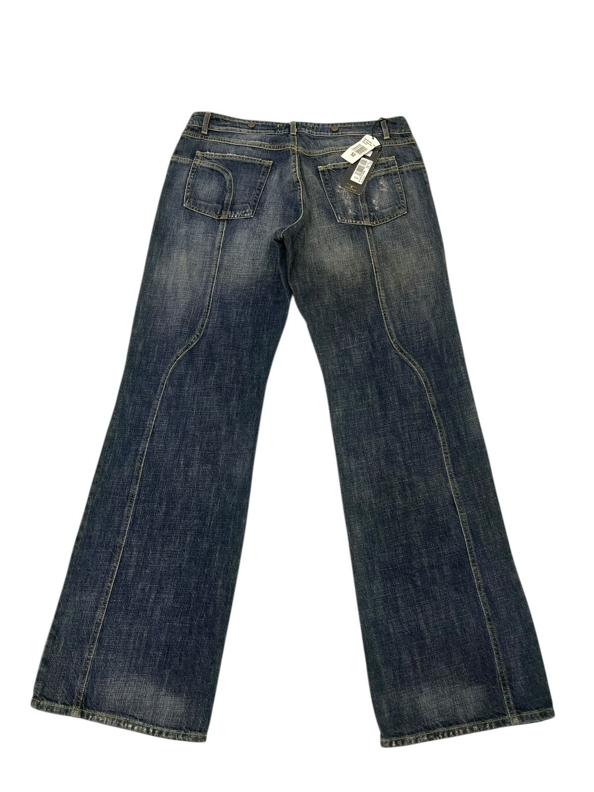 Roberto Cavalli Wide Jeans Just Cavalli Chrome Heart Dior Erd cdg Amiri 2🟦9 Size US 35 - 8 Thumbnail
