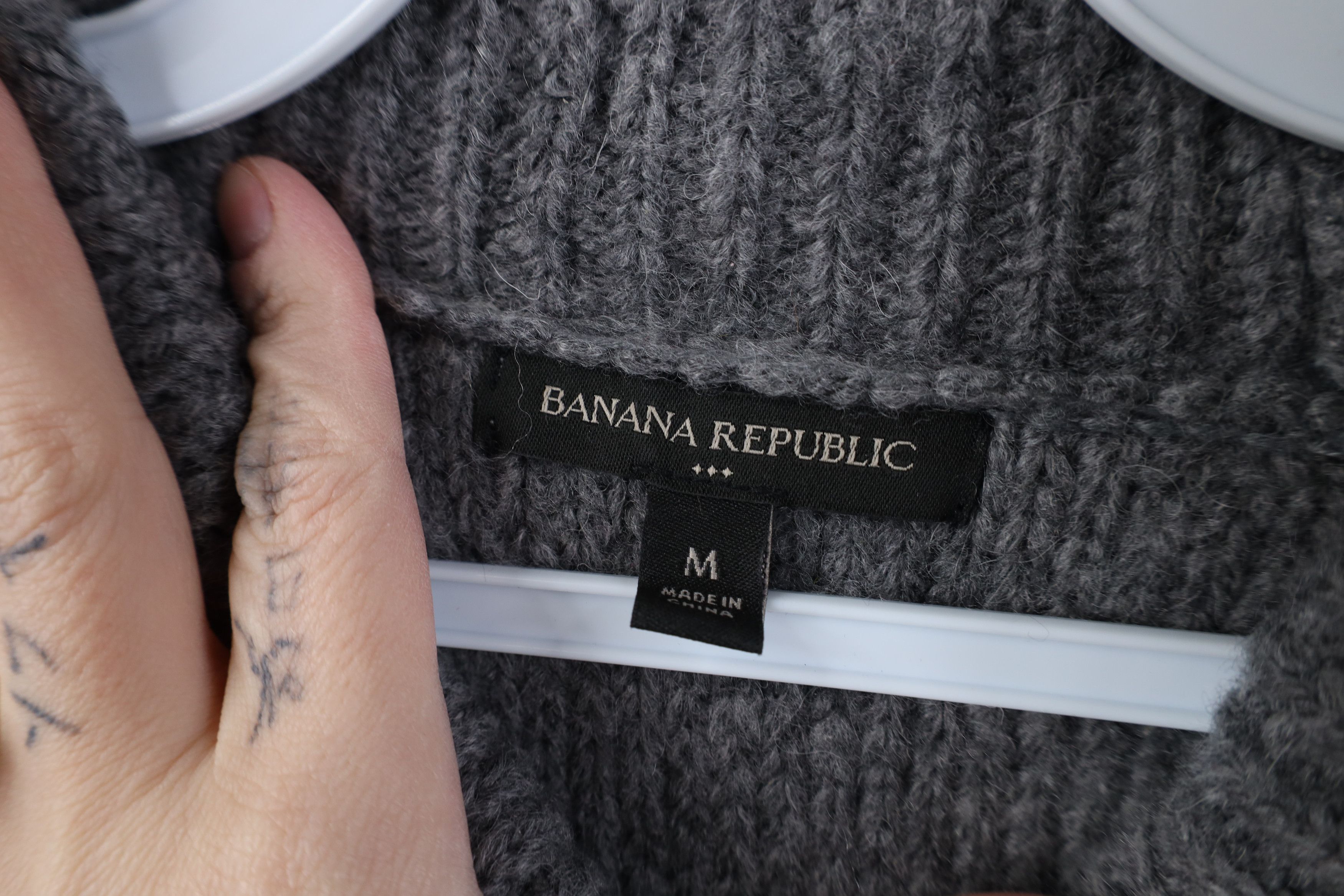 Banana Republic Vintage Y2K Banana Republic Blend Knit Turtleneck Sweater Size M / US 6-8 / IT 42-44 - 5 Thumbnail