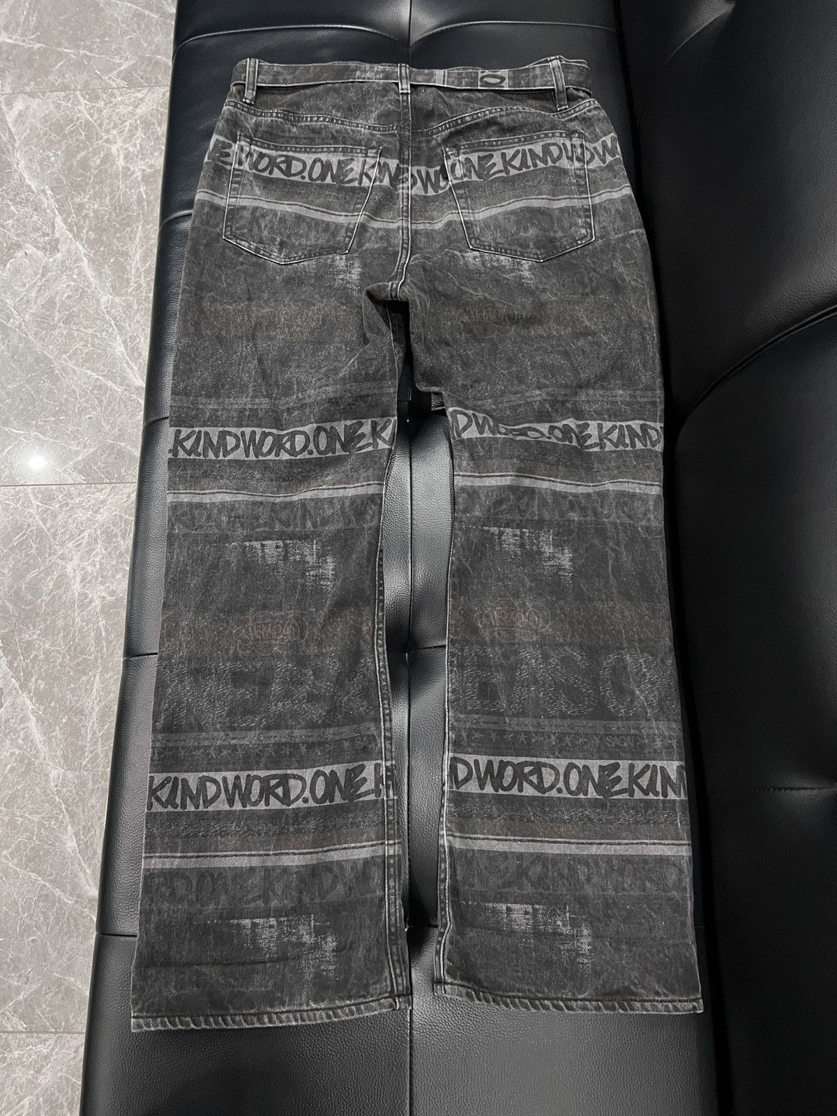 Sacai Sacai by Eric Haze SS23 Graffiti Print Jeans Size US 32 / EU 48 - 2 Thumbnail