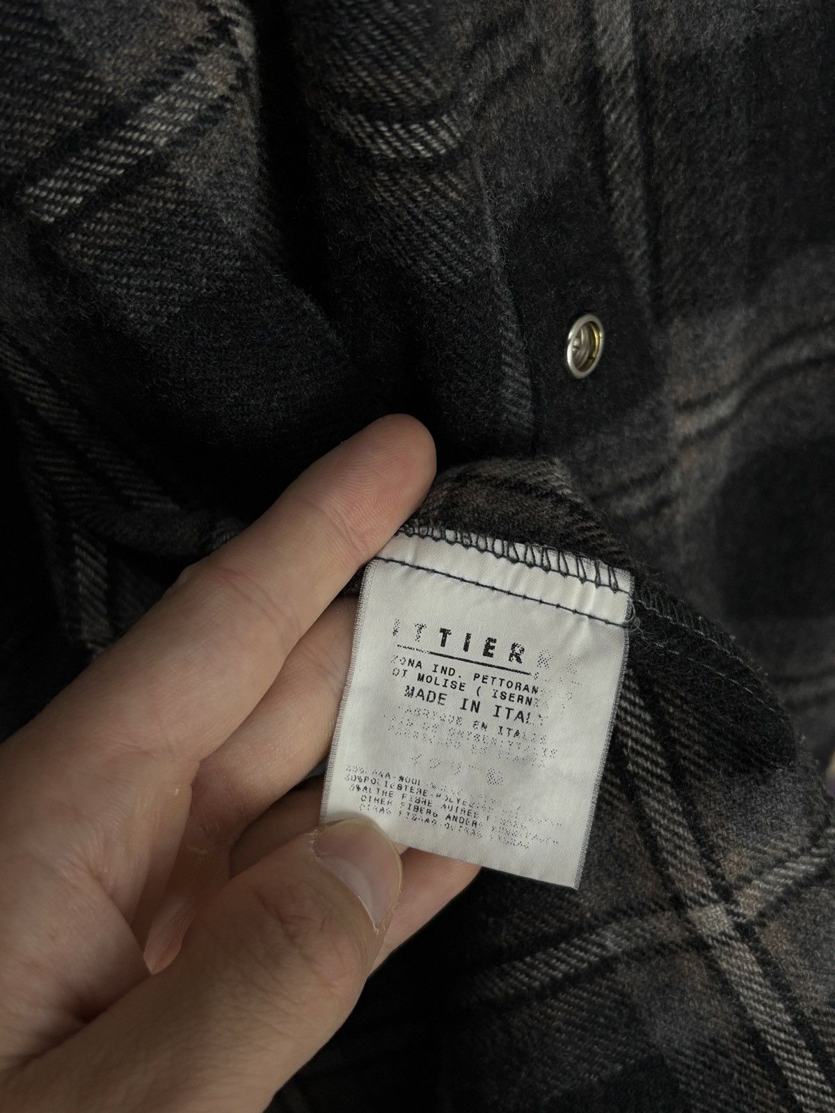 Dolce & Gabbana Dolce & Gabbana Checkered Wool Plaid Flannel Over Shirt Size US M / EU 48-50 / 2 - 11 Thumbnail