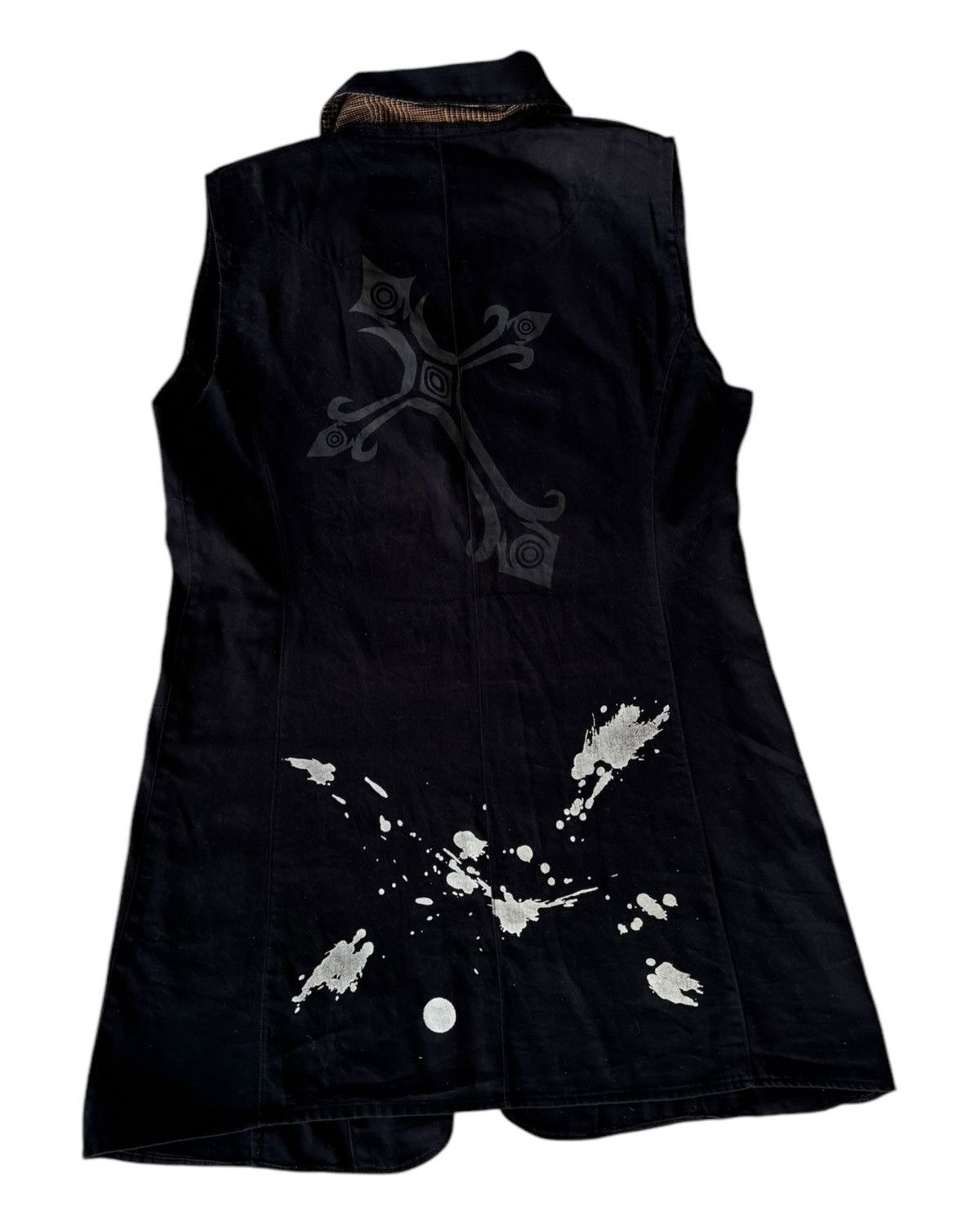 If Six Was Nine × Japanese Brand × Le Grande Bleu (L.G.B.) 2000s Free Gate Punk Grunge Gothic Spiderweb Chain Vest Size S / US 4 / IT 40 - 7 Thumbnail