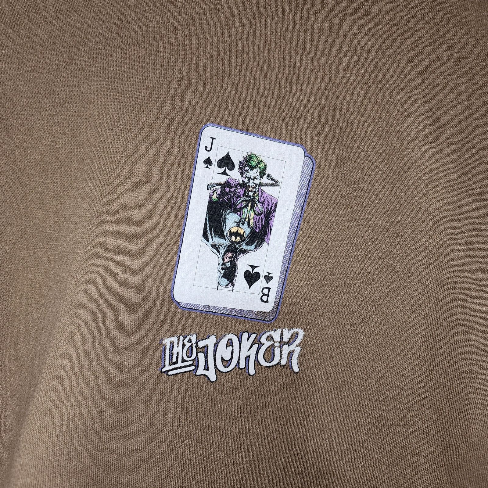 DC Comics The Joker brown Hoodie Size Medium men's Size US M / EU 48-50 / 2 - 3 Thumbnail