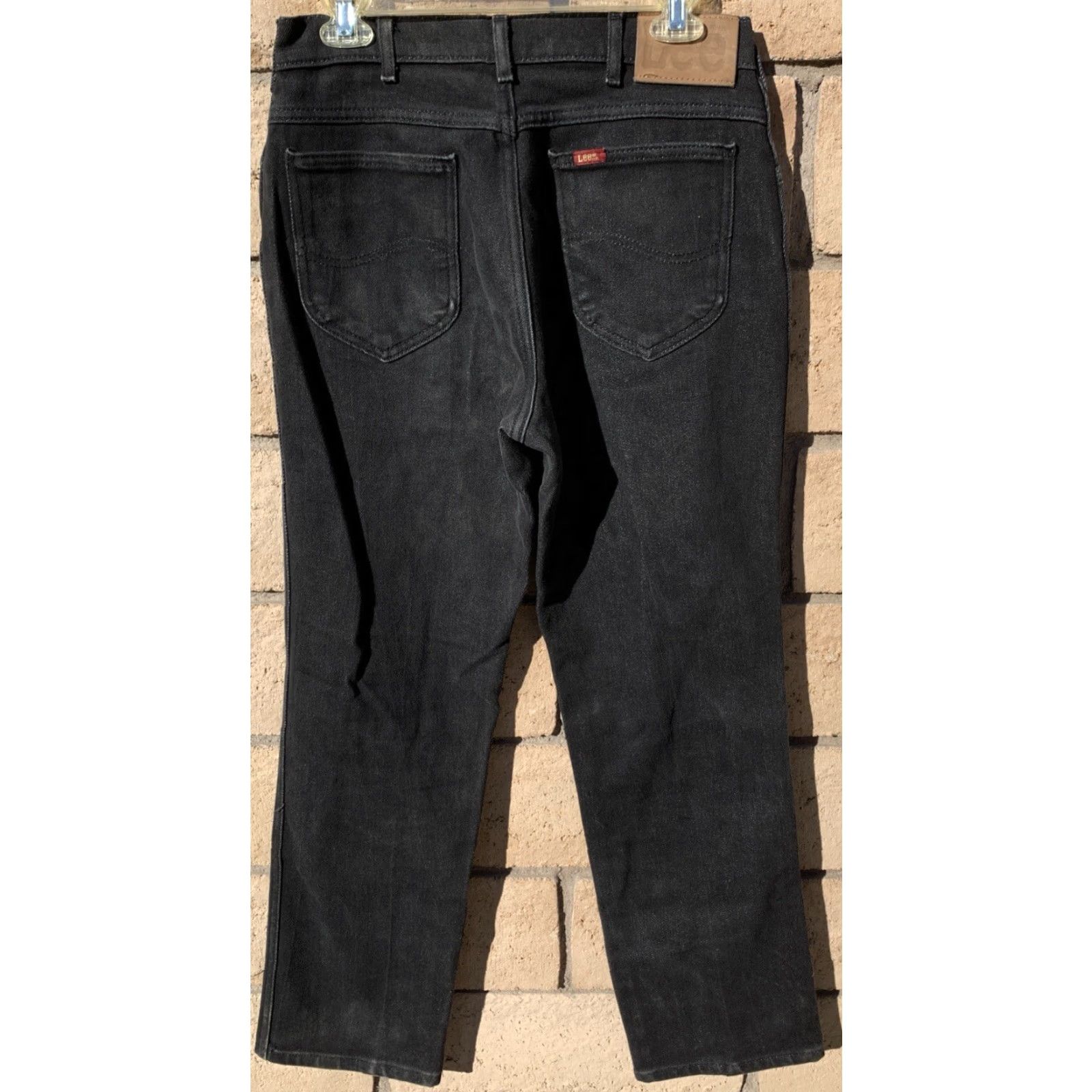 Lee VINTAGE Lee Riders Jeans Union Made Black 33 33 Measure 31 Waist 31.25 Inseam Size US 33 - 3 Thumbnail