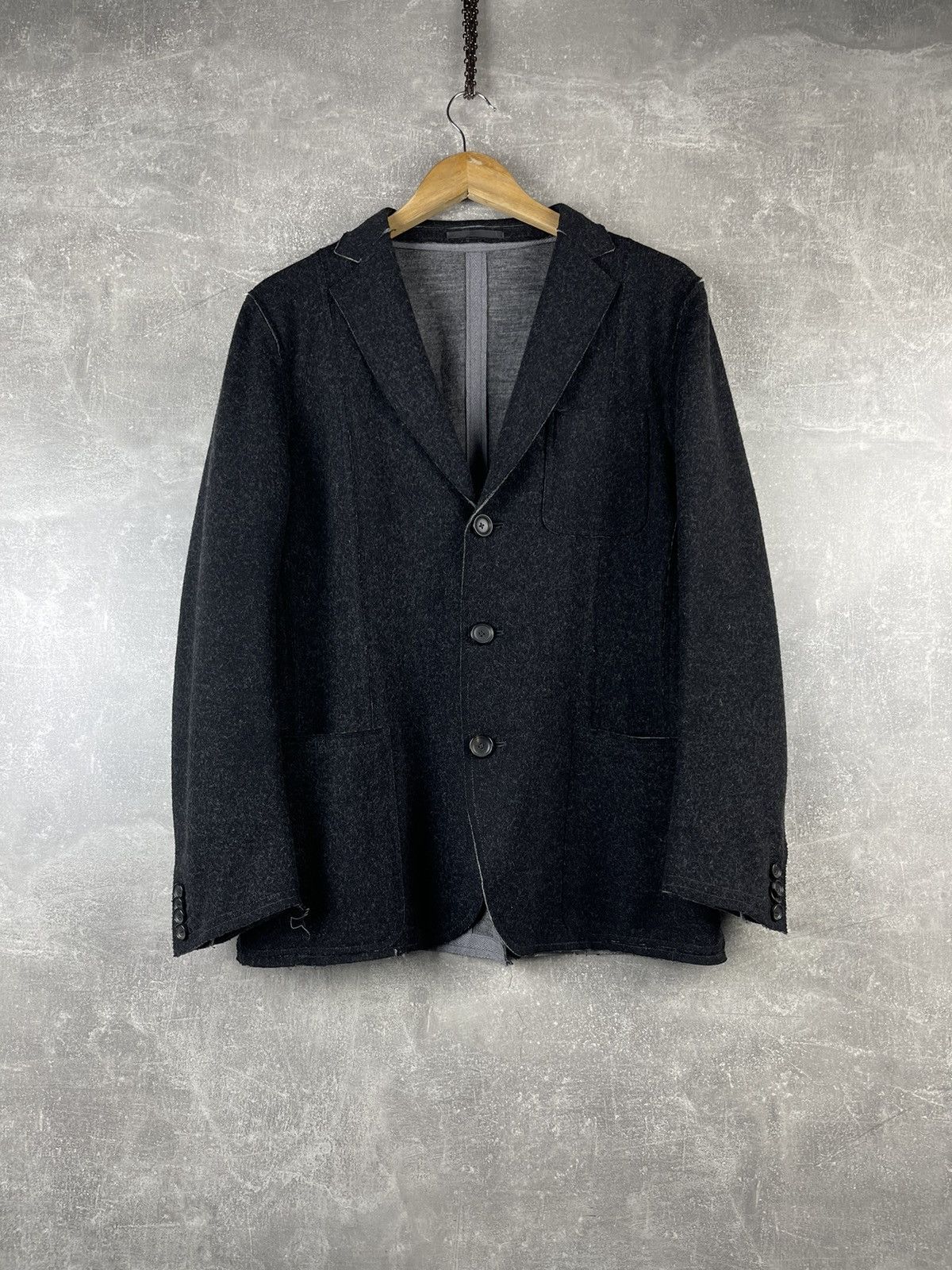 Z Zegna Z Zegna Techo Tailoring Avant Garde Deconstruction Blazer Size 48R - 1 Thumbnail