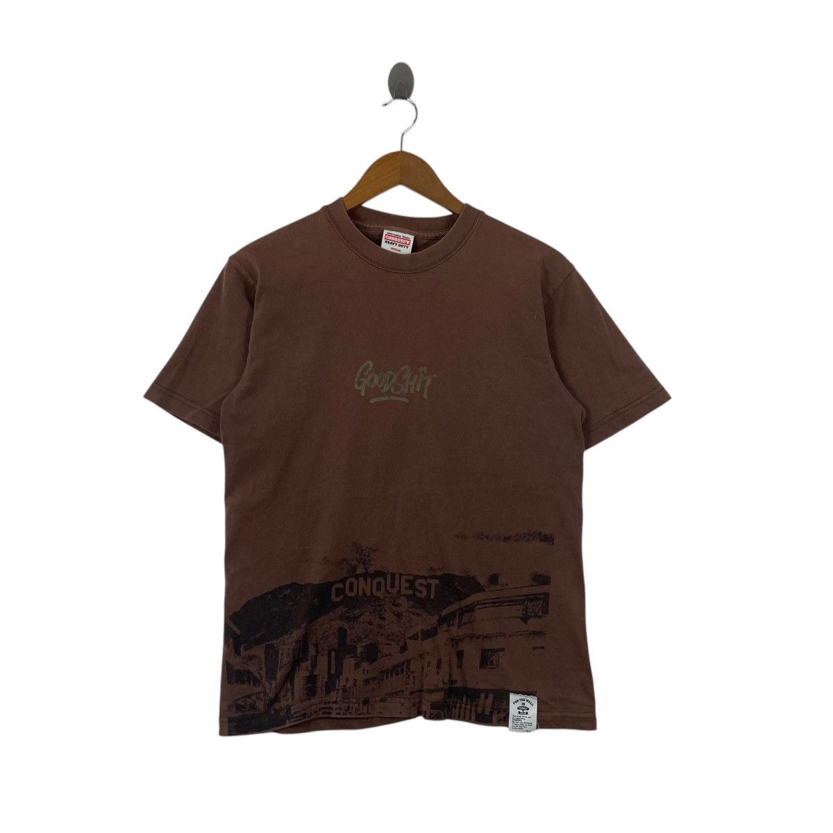 Japanese Brand Conquest Japan Good Shit Skateboarding Tee Shirt Size US M / EU 48-50 / 2 - 1 Thumbnail