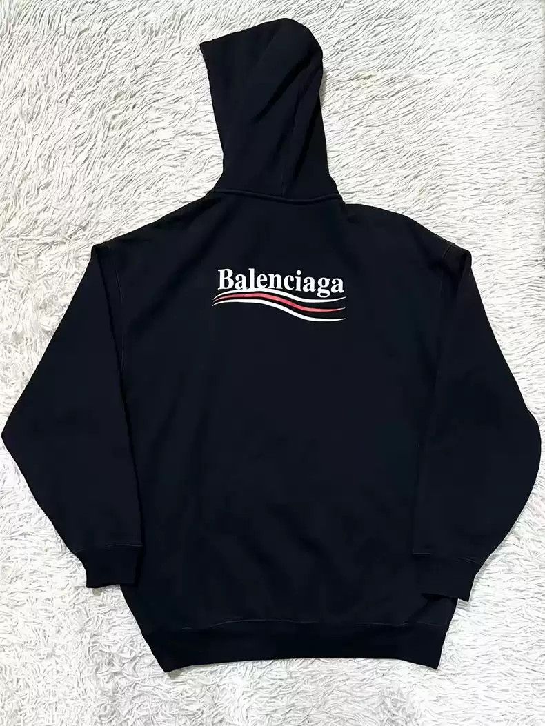 Balenciaga wave logo hoodie sale