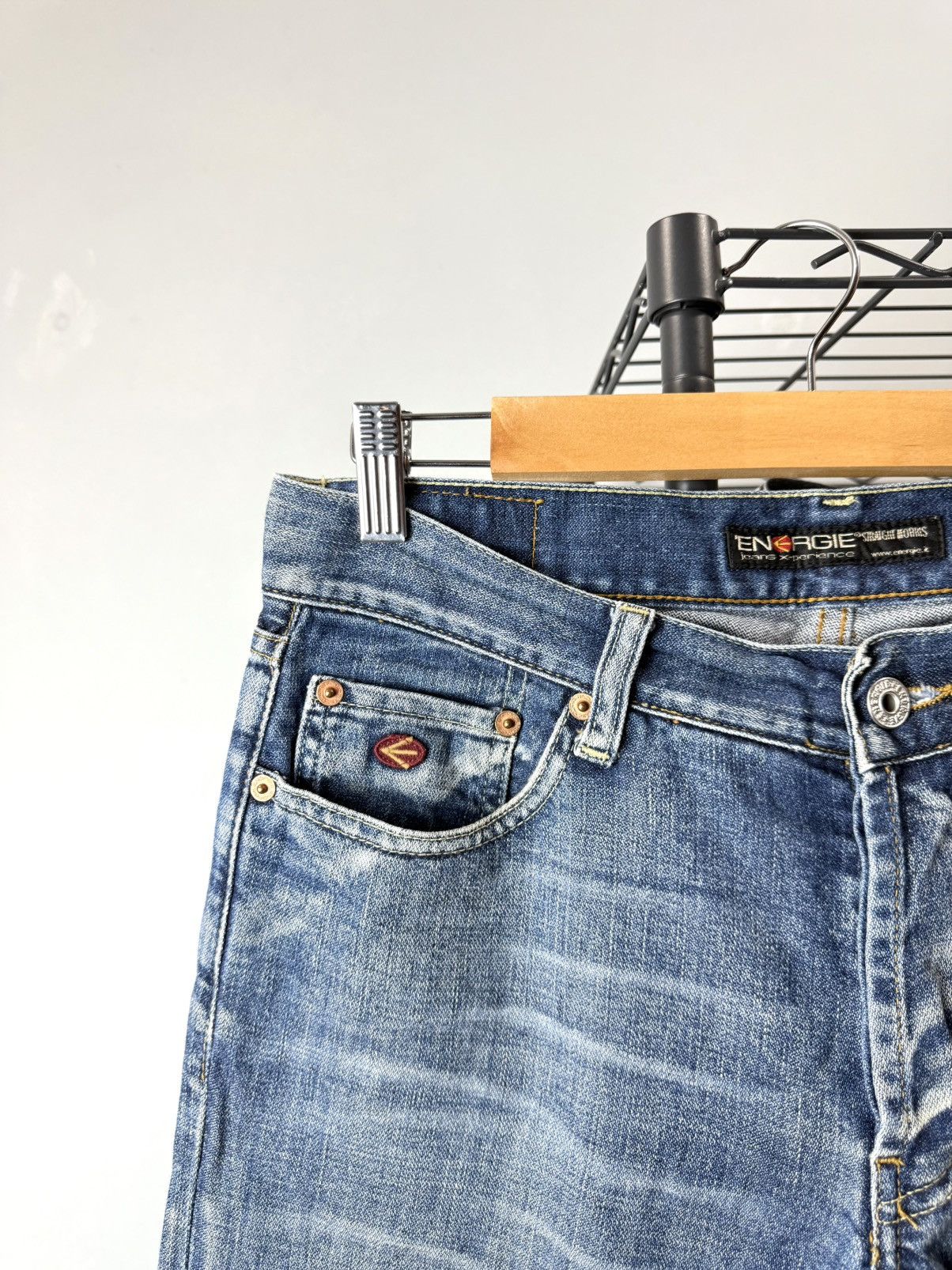 Energie Vintage Energie Y2K Archive Denim Pants Avantgarde Size US 29 - 6 Thumbnail