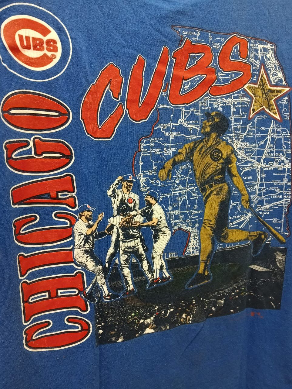 MLB × Nutmeg × Vintage 🔥VINTAGE 90s CHIGAGO CUBS NUTMEG X-LARGE SIZE Size US XL / EU 56 / 4 - 6 Thumbnail
