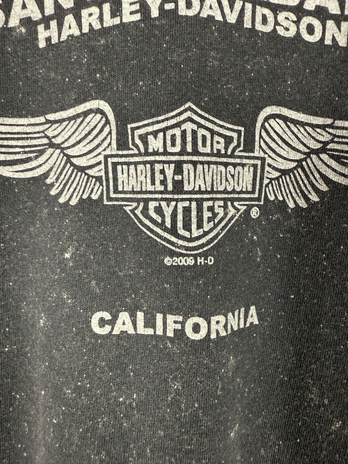 Harley Davidson Y2K Vintage Harley Davidson Distressed Tattoo Graphic Tee L Size L / US 10 / IT 46 - 11 Thumbnail