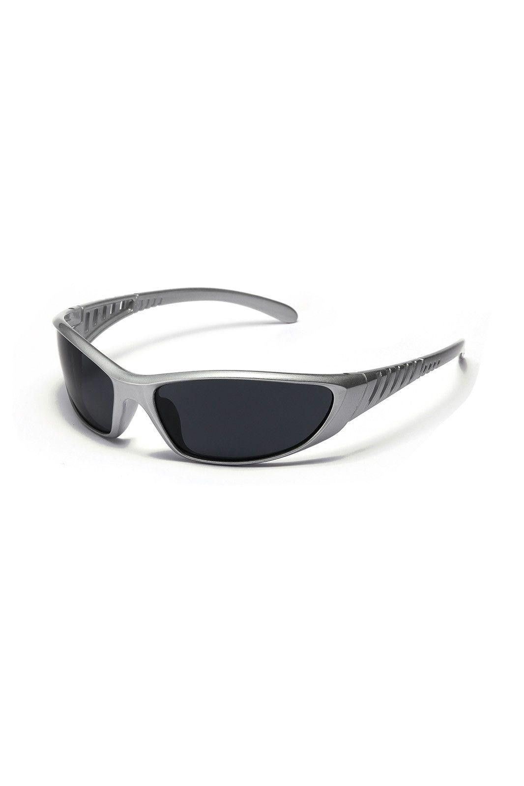 Japanese Brand Vtg Y2k Avant Garde Futuristic Sunglasses Sliver Unisex OS Size ONE SIZE - 6 Thumbnail
