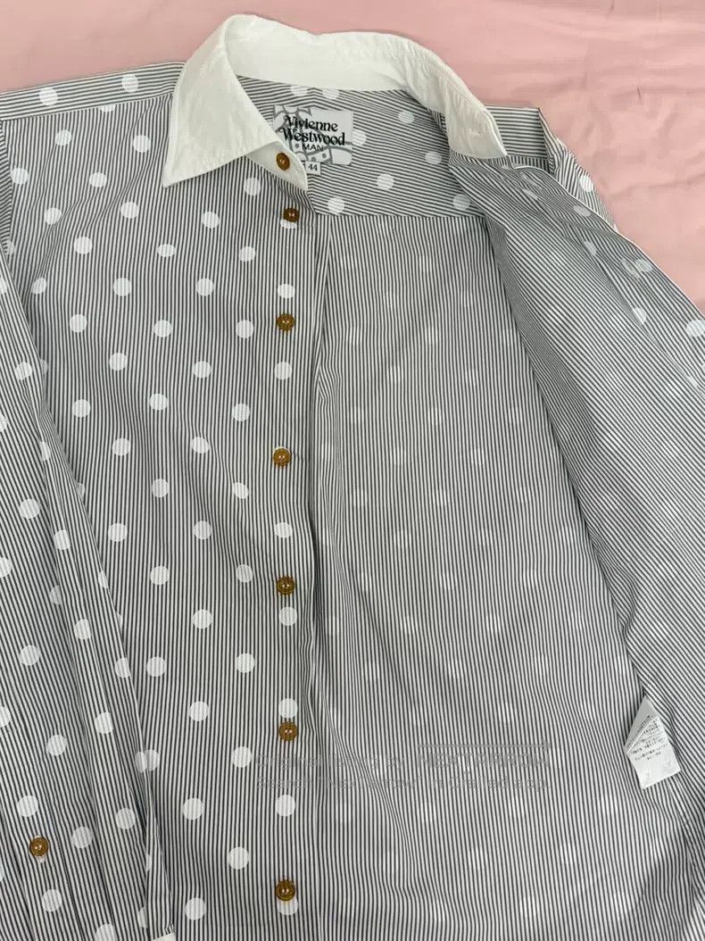 Vivienne Westwood Vivienne Westwood Men's polka dot striped shirt Size US S / EU 44-46 / 1 - 6 Thumbnail