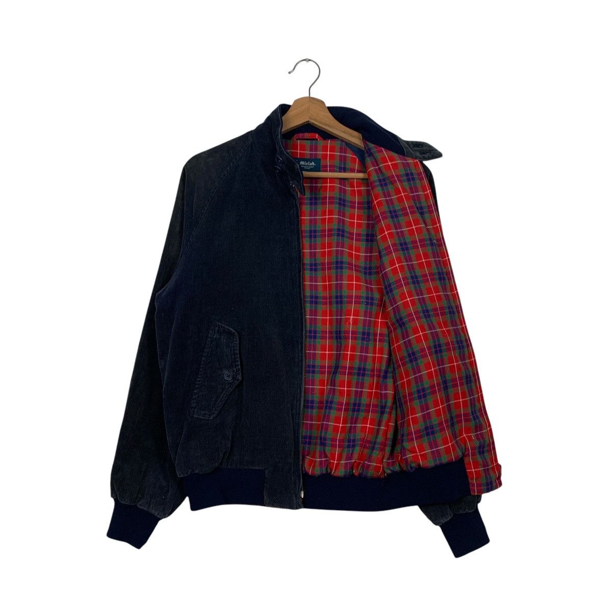 Vintage Vintage 90’s miclad Tartan Lined Corduroy Jacket #2557-C115 Size US S / EU 44-46 / 1 - 1 Thumbnail