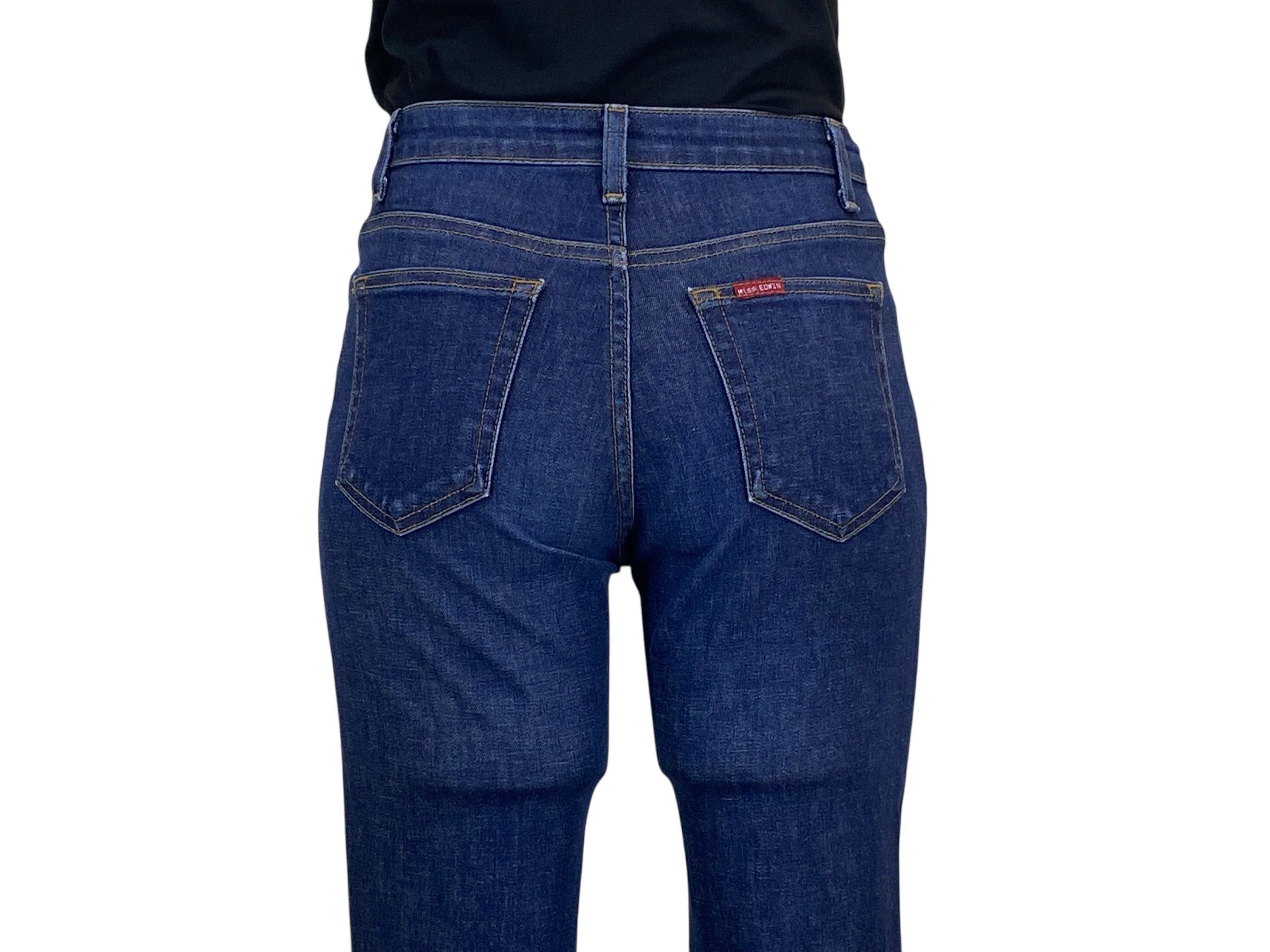 Edwin Mid Rise Women Flare Jeans Size 28" / US 6 / IT 42 - 6 Thumbnail