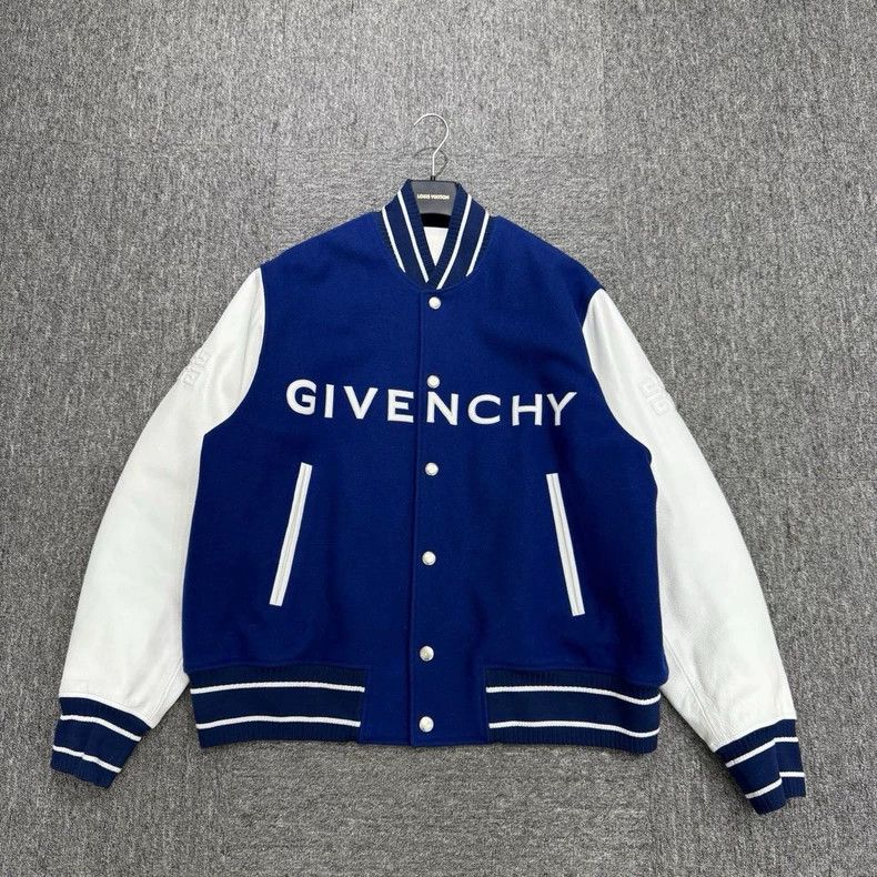 Givenchy givenchy leather flight jacket with logo Size US XXL / EU 58 / 5 - 1 Thumbnail