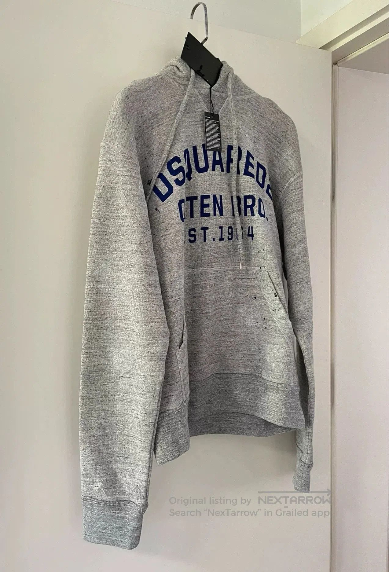 Dsquared2 Dsquared2 Splatter Paint Hole Hoodie. Size US M / EU 48-50 / 2 - 2 Thumbnail