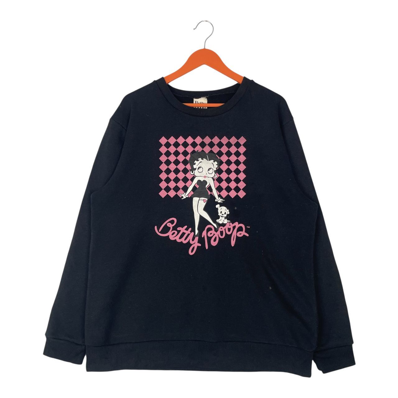 Japanese Brand Betty Boop Cartoon Movies Big Logo Pullover Sweatshirt Size US XL / EU 56 / 4 - 1 Thumbnail