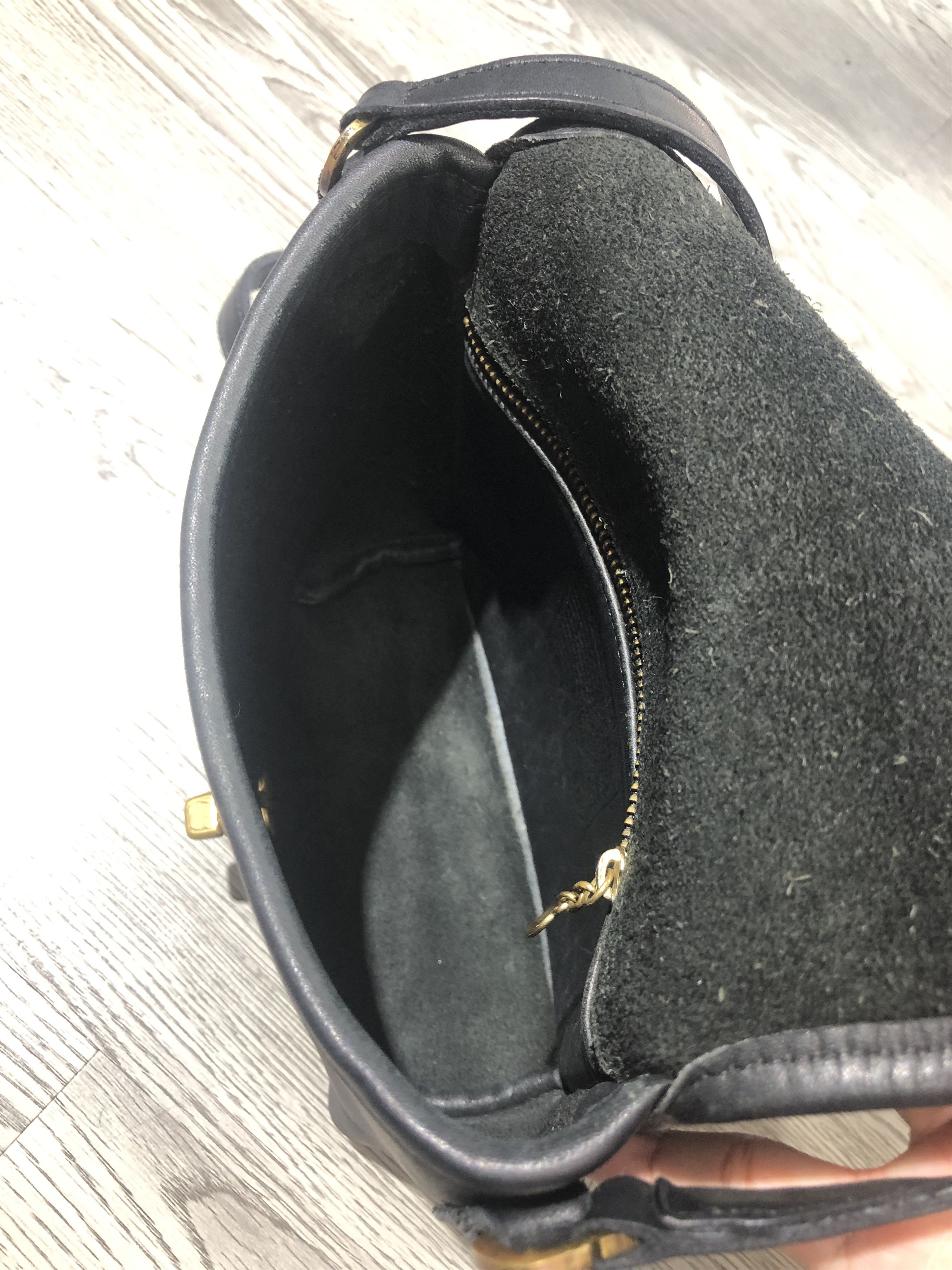 Coach Vintage Old COACH Companion Flap 9076 Black Leather Size ONE SIZE - 4 Thumbnail