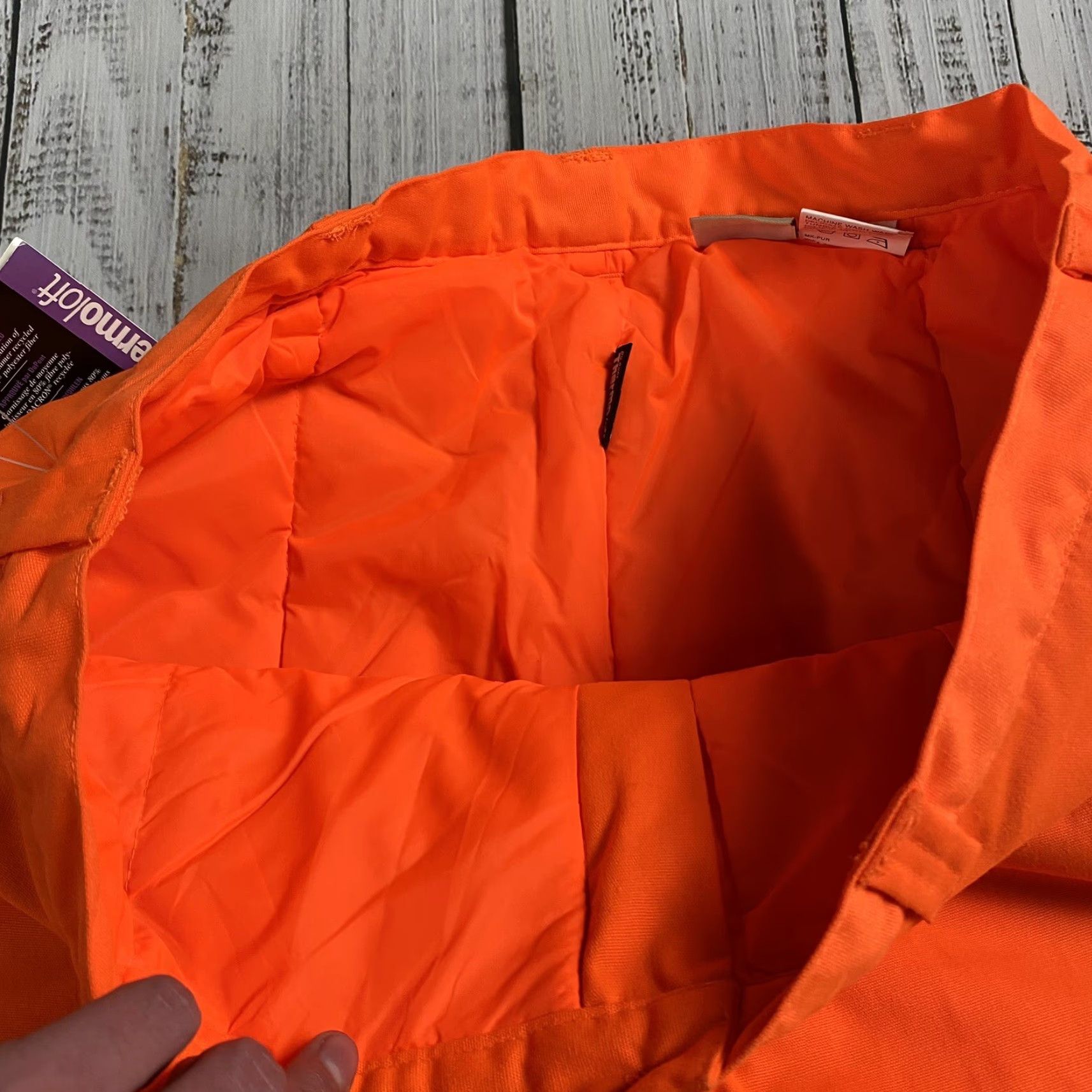 Vintage VINTAGE Woolrich TherMoLoFt Insulated Hunting Pants Jogger Blaze Orange XL 42 32in Inseam Mens Rubber/Waterproof Windproof NWT Size US 42 / EU 58 - 7 Thumbnail