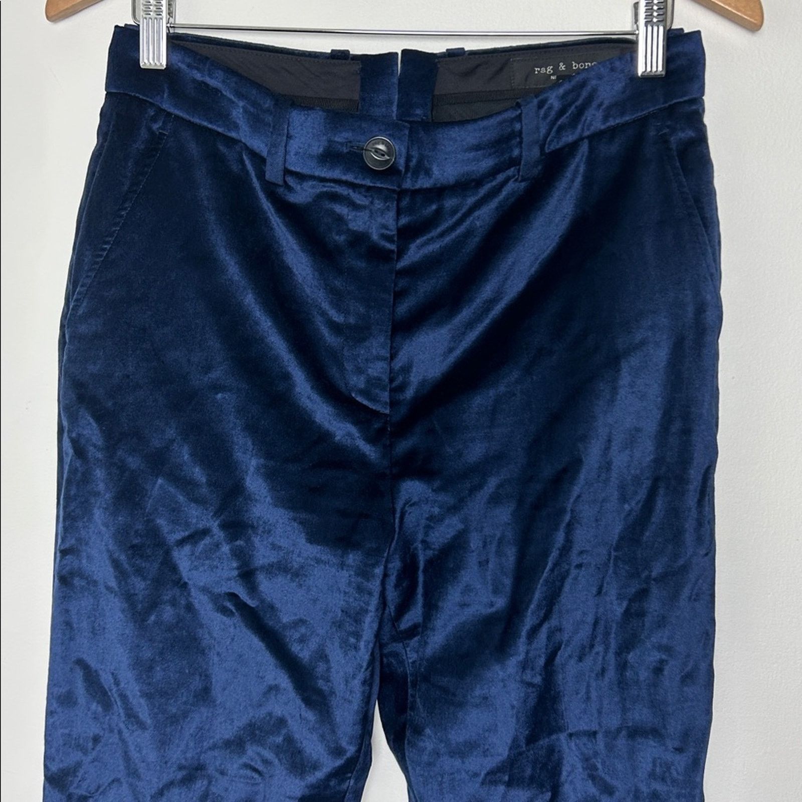 Rag & Bone Rag & Bone Libby High Rise Velvet Trouser Size 27" / US 4 / IT 40 - 7 Thumbnail