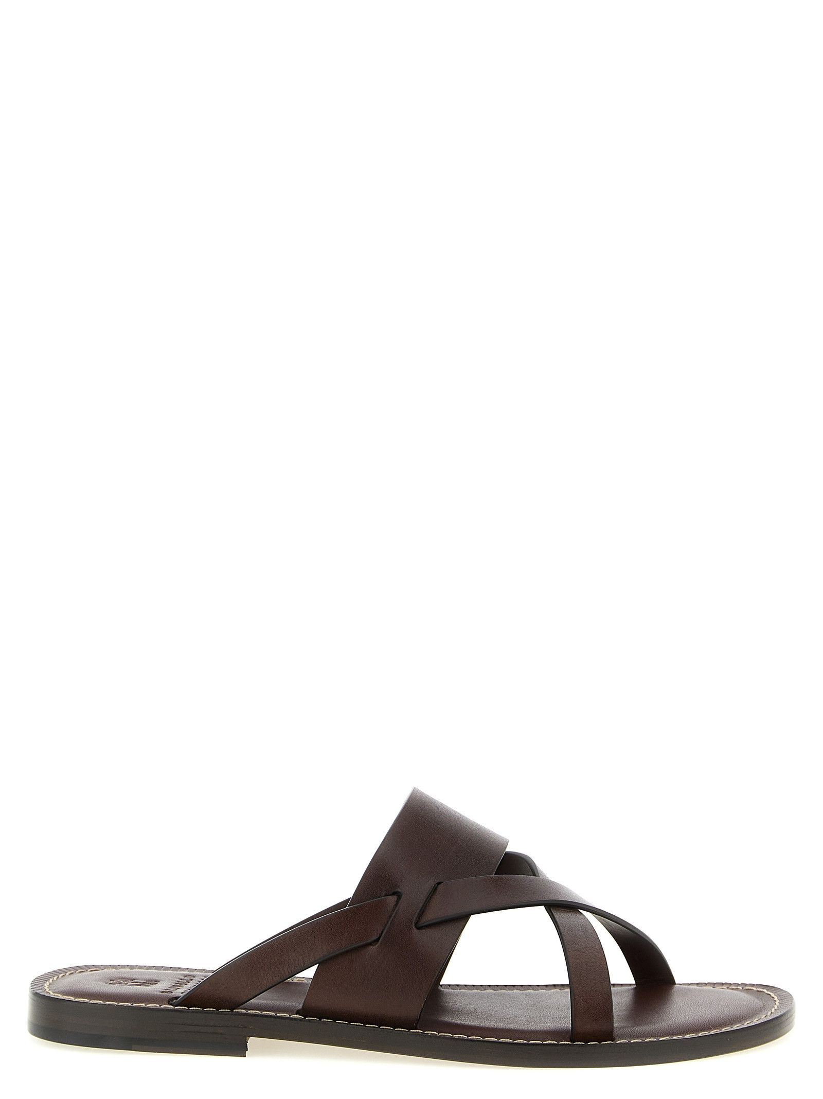 Brunello Cucinelli Leather sandals Size US 7 / EU 40 - 1 Thumbnail