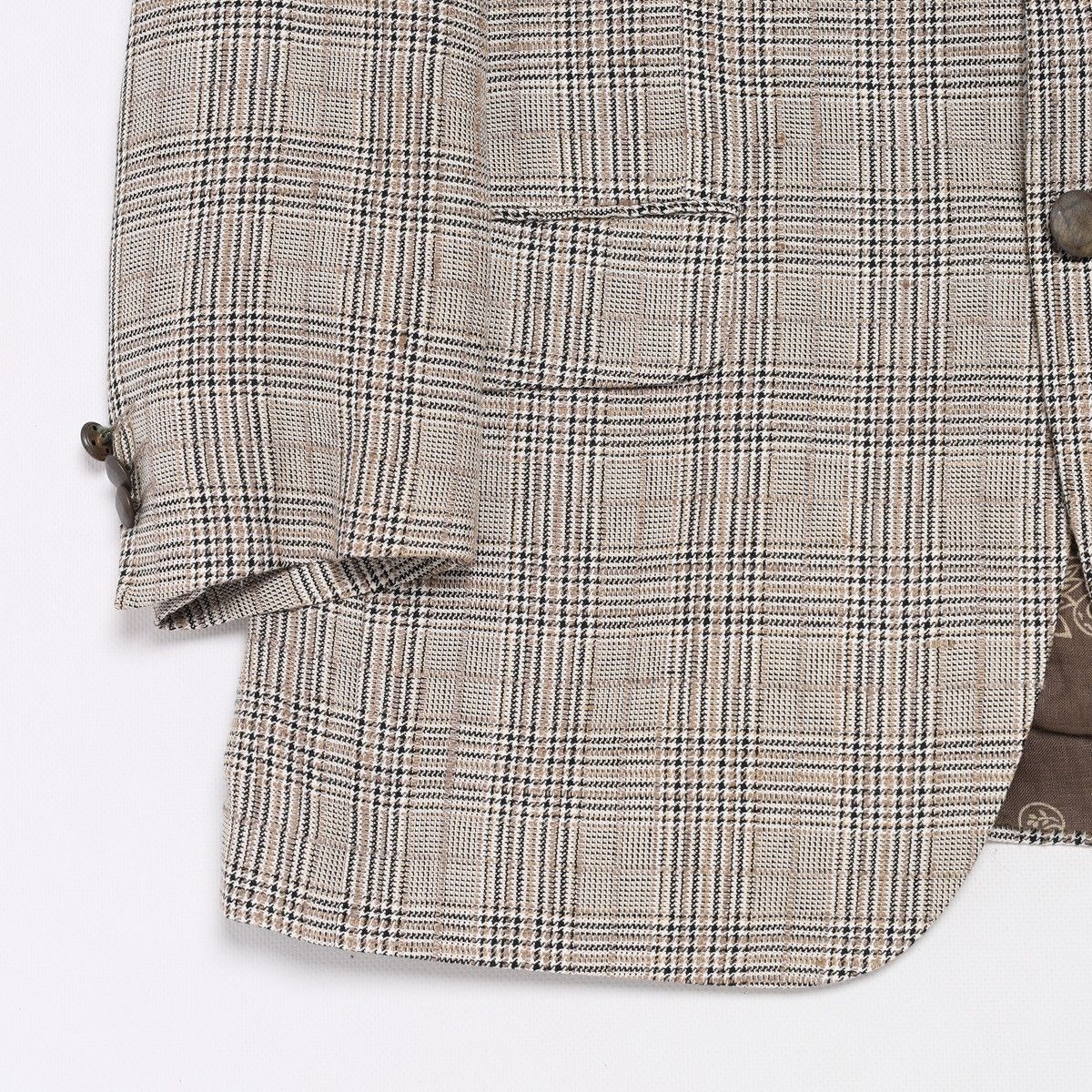 Etro Etro Linen Bandana Canvas Blazer Jacket Size 42R - 5 Thumbnail