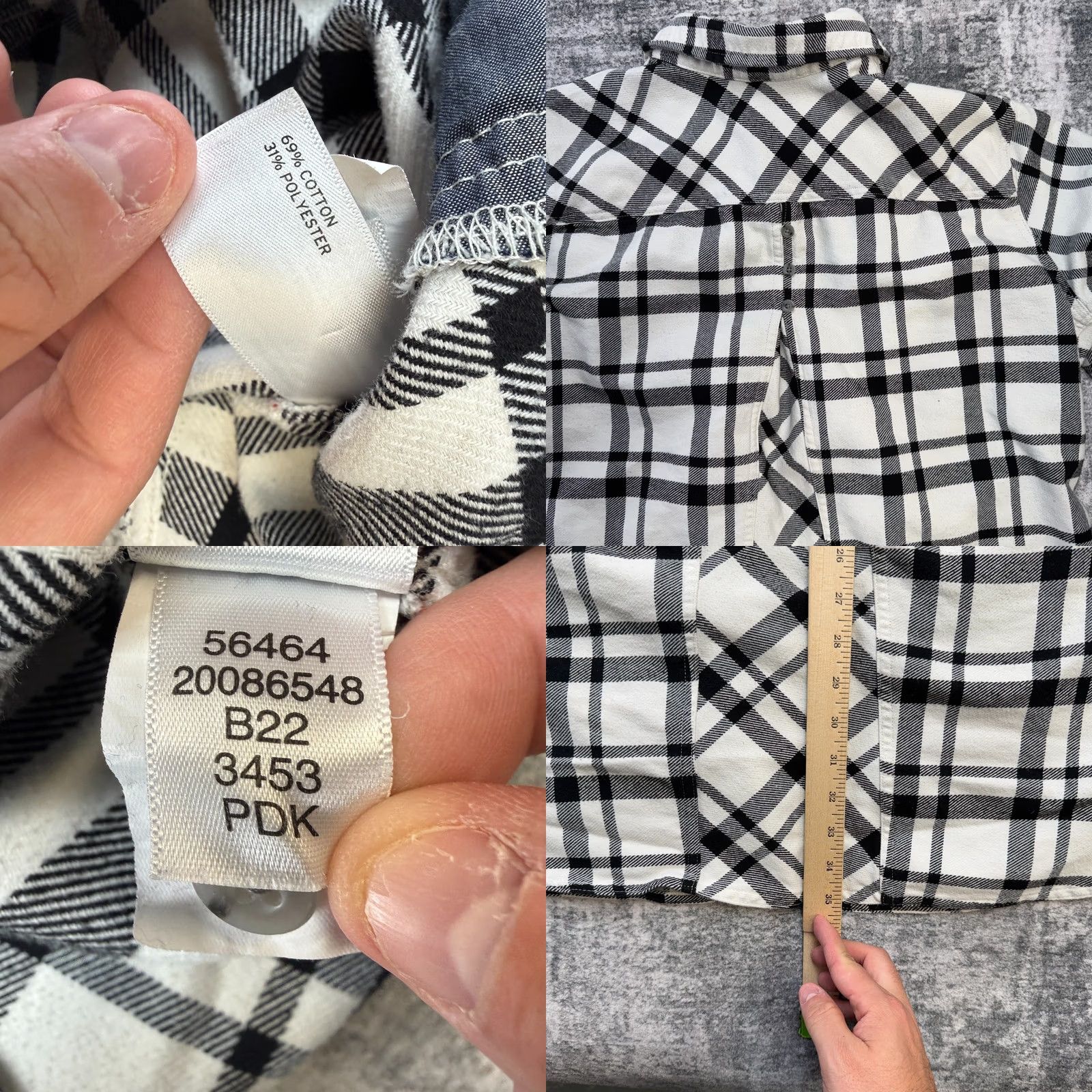 Vintage Duluth Flannel Duster Shirt Womens L White Plaid Pockets Button-Up Casual Workwear Vintage No Size L / US 10 / IT 46 - 8 Thumbnail