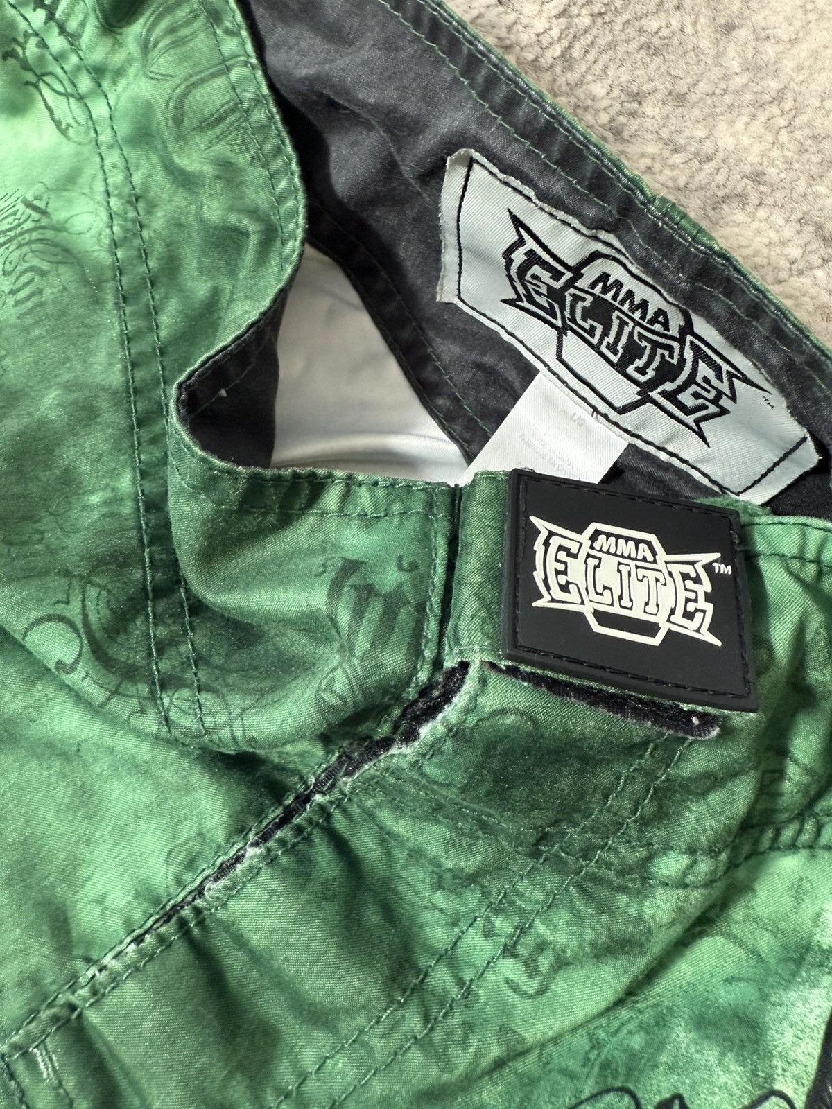 Other Y2K MMA Elite Skull Shorts Size US 36 / EU 52 - 5 Thumbnail