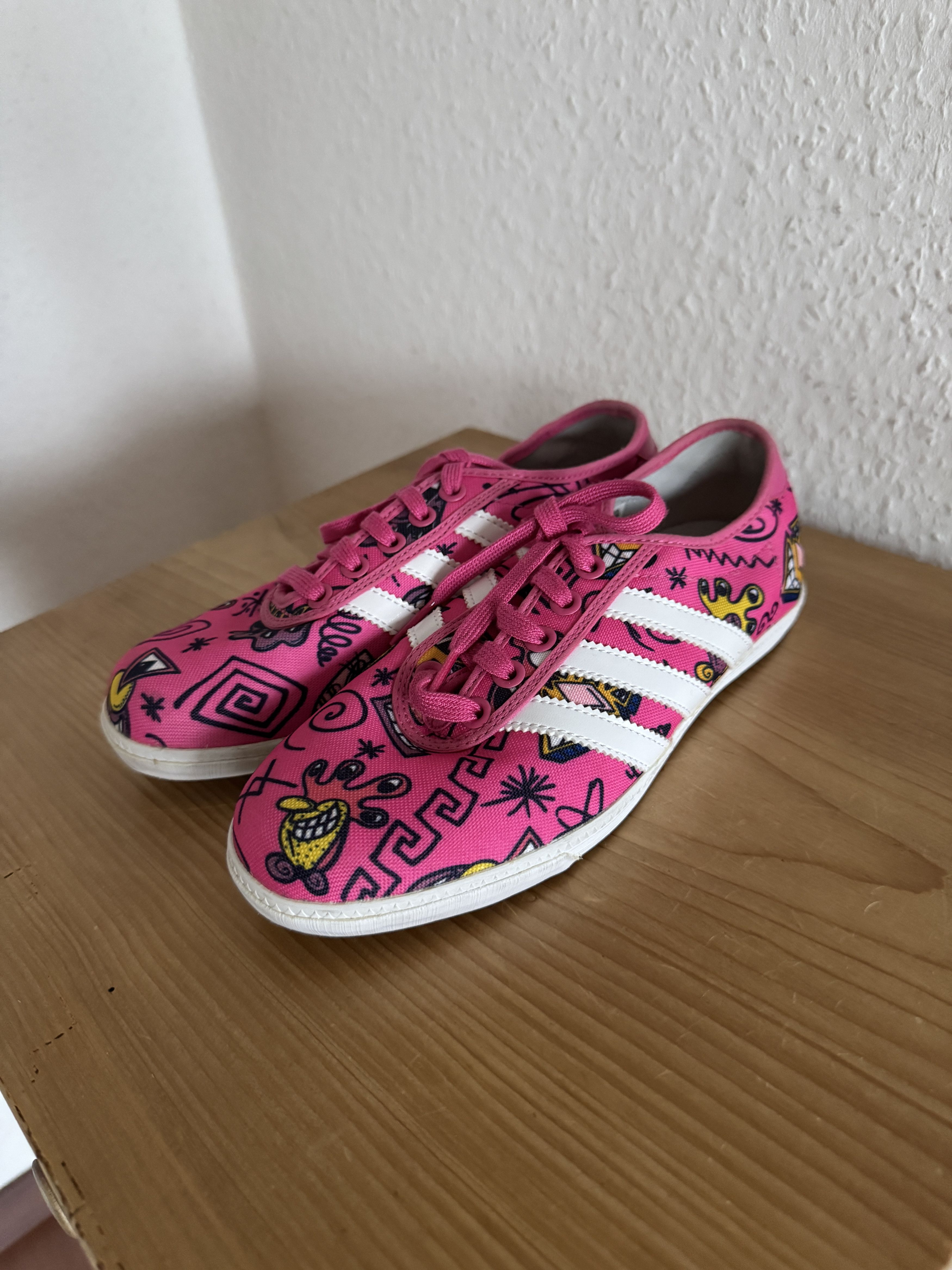 Adidas × Jeremy Scott P-Sole sneakers in pink patent Size US 4 / IT 34 - 2 Thumbnail
