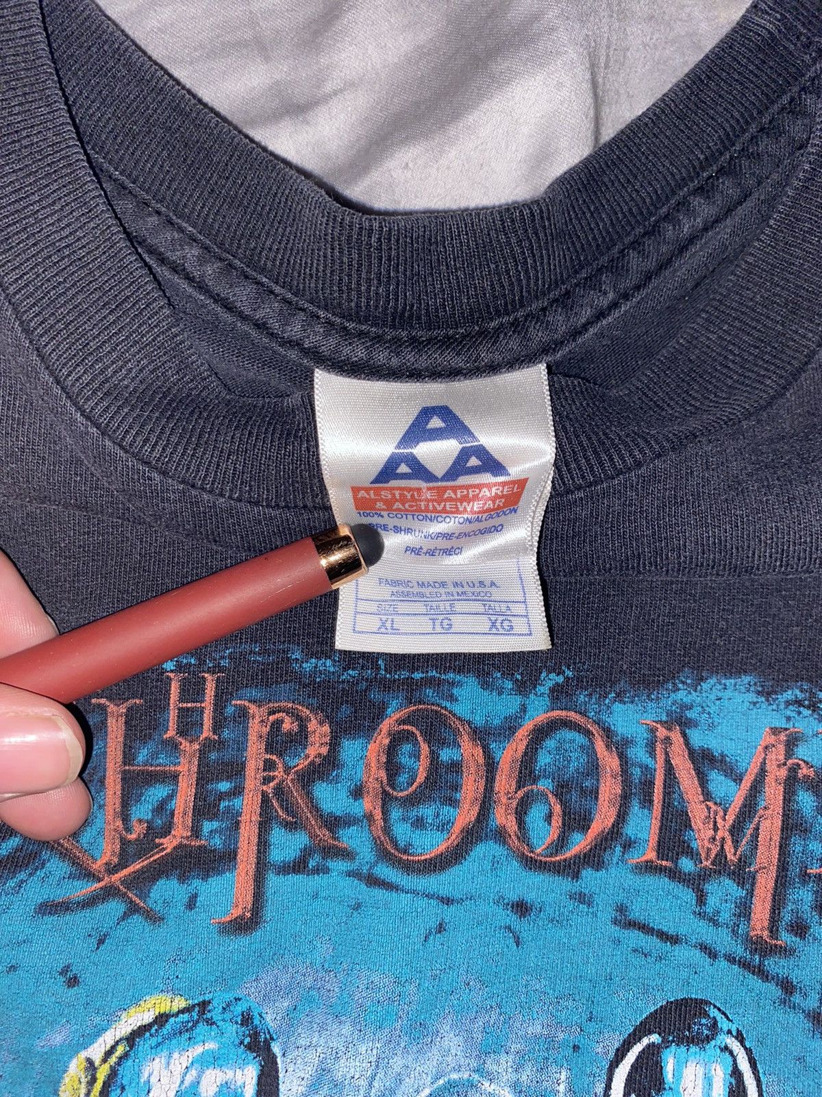 Vintage Mushroom Head Band Tee Size US XL / EU 56 / 4 - 5 Thumbnail