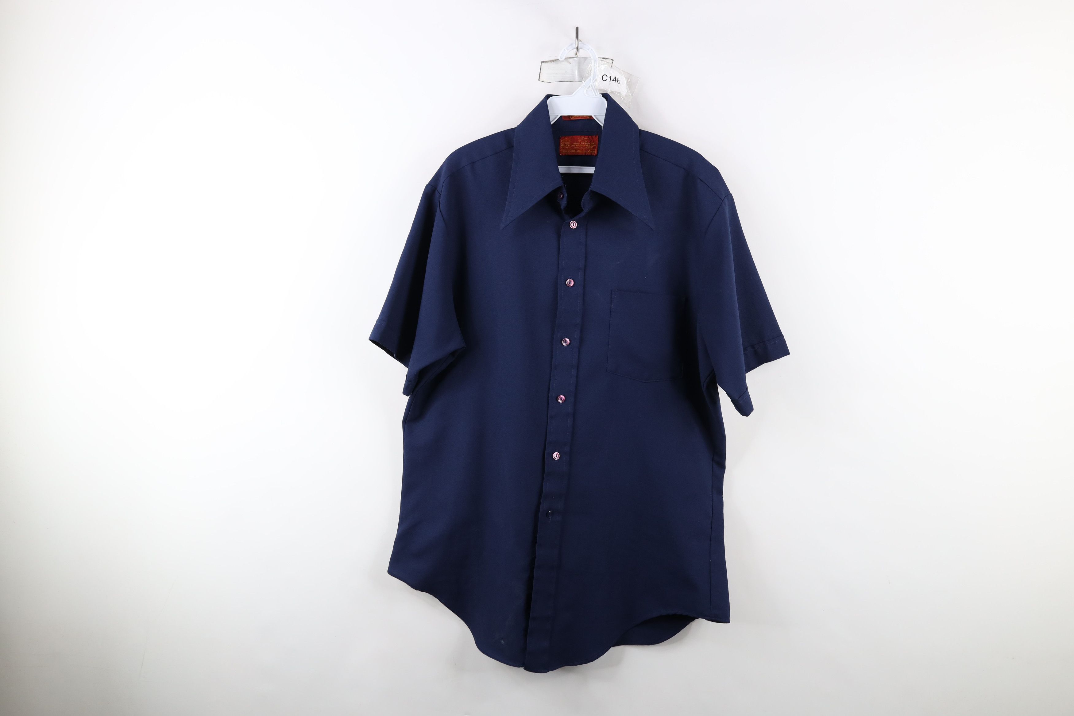Vintage Vintage 60s 70s Streetwear Short Sleeve Button Shirt Japan Size US L / EU 52-54 / 3 - 1 Thumbnail