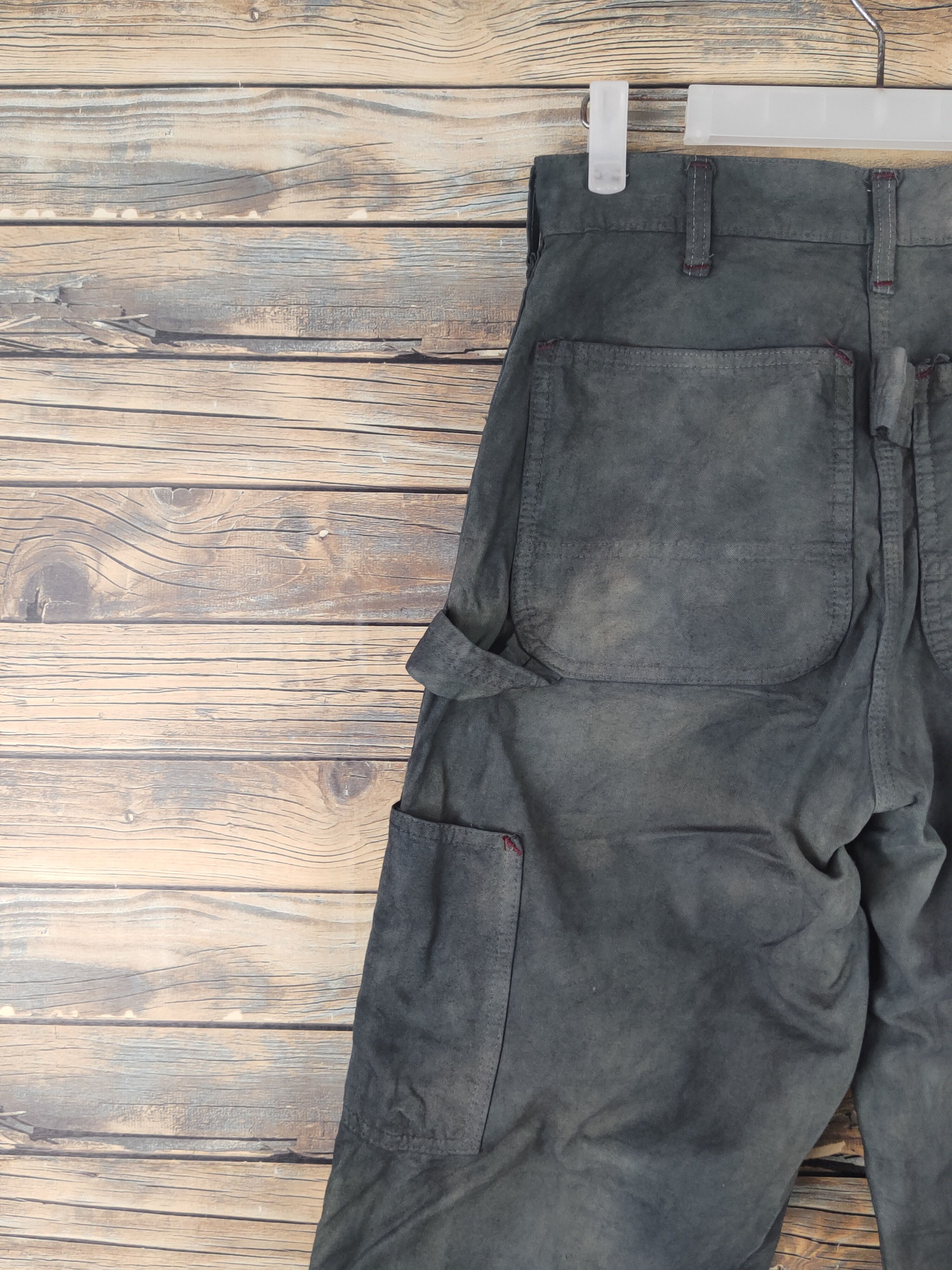 Carhartt DL Carhartt Black Faded Multipocket Cargo Pants #46-076 Size US 27 - 8 Thumbnail