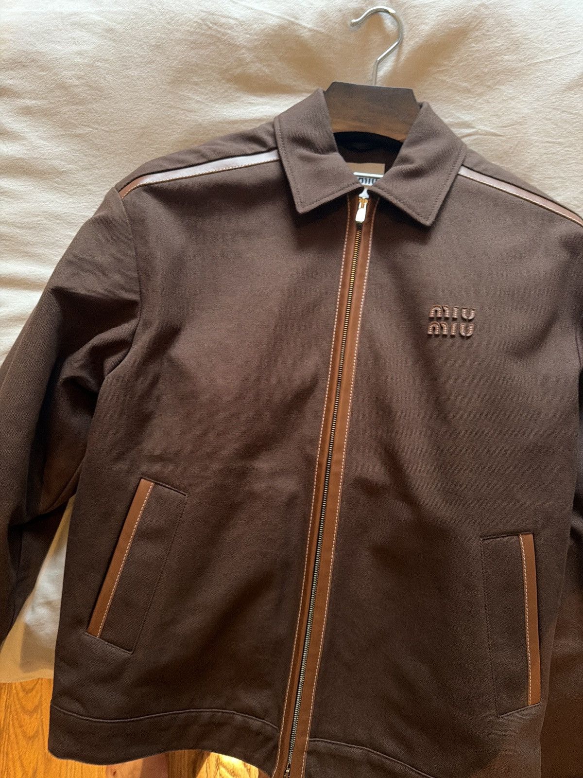 Miu Miu MIU MIU Canvas Jacket Size US L / EU 52-54 / 3 - 10 Thumbnail