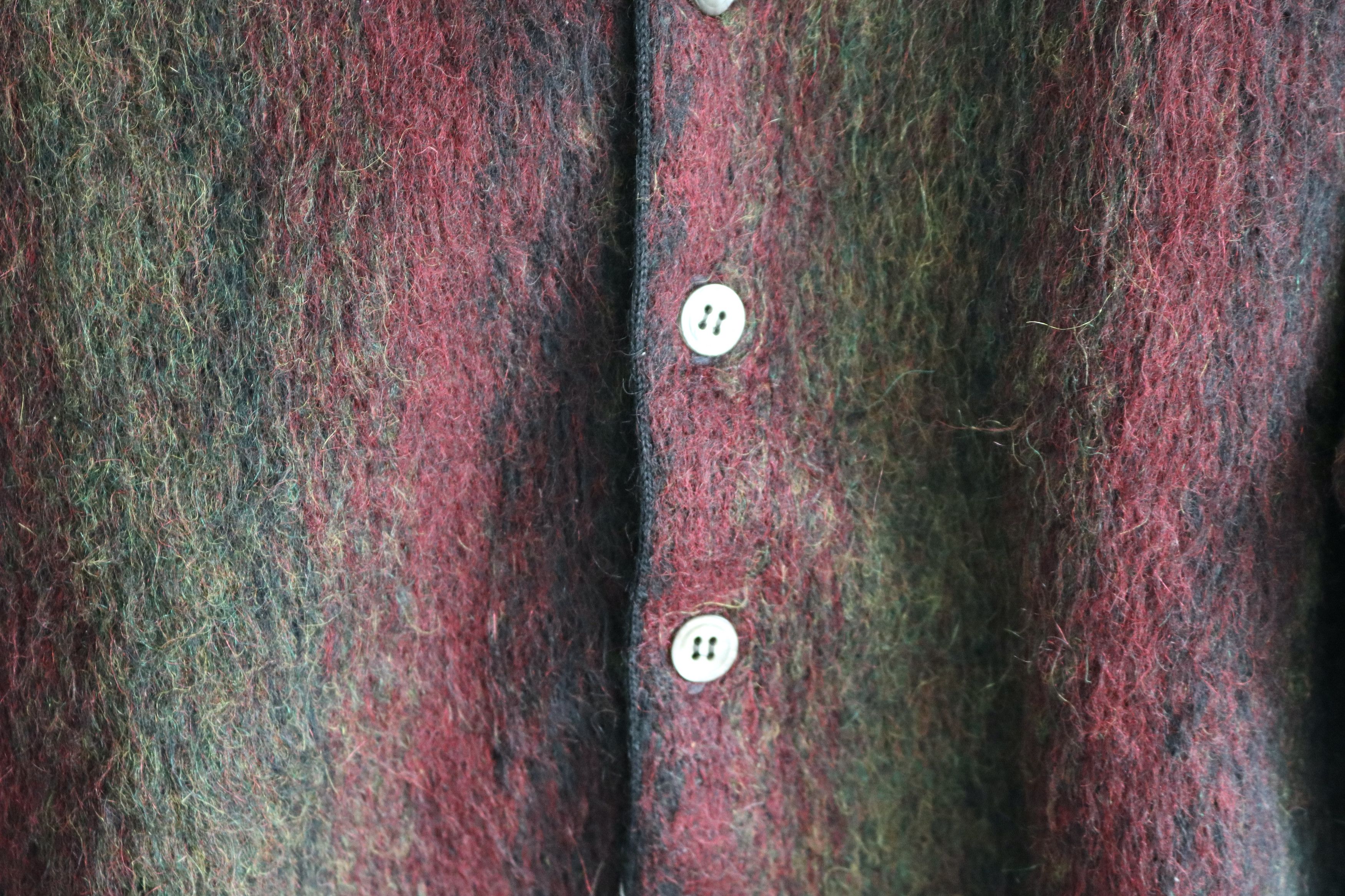 Vintage Rare Vintage Mohair Stripe Cardigan 60s Size US M / EU 48-50 / 2 - 3 Thumbnail
