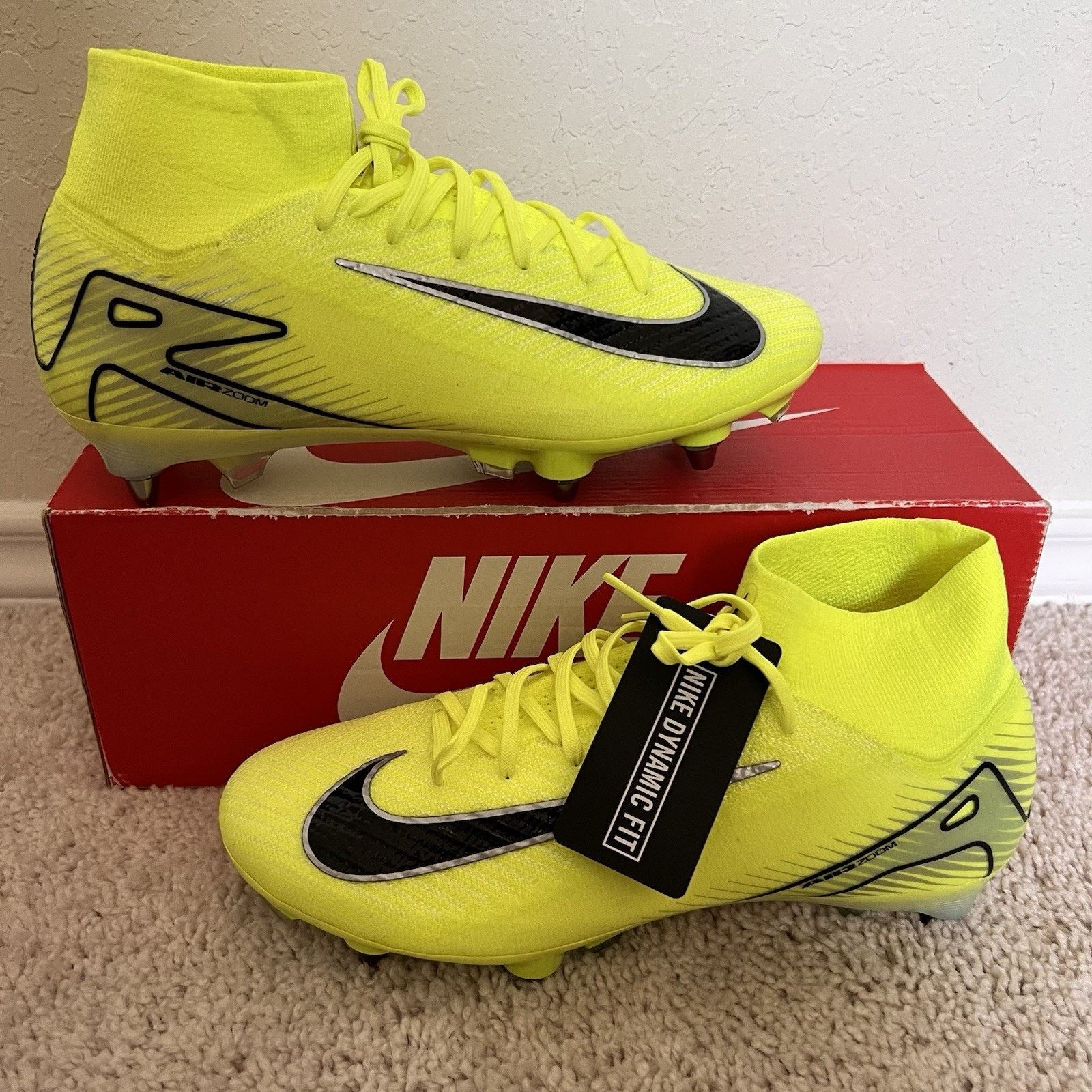 Nike Nike Zoom Mercurial Superfly 10 Elite 7.5 Soccer Cleats New Size US 7.5 / EU 40-41 - 1 Thumbnail