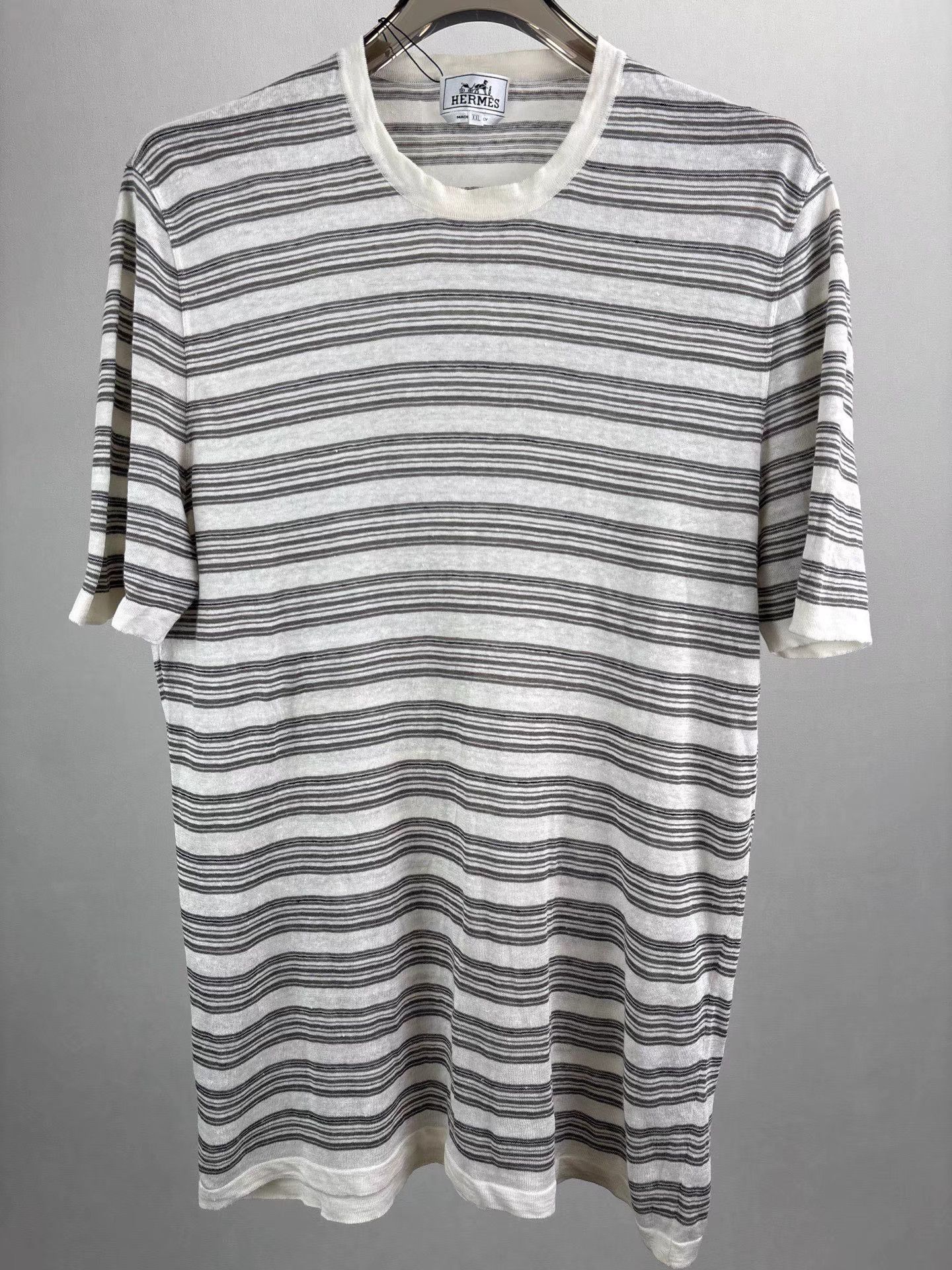 Hermes HERMÈS Linen Silk Short Sleeve K1 Size US XXL / EU 58 / 5 - 1 Thumbnail
