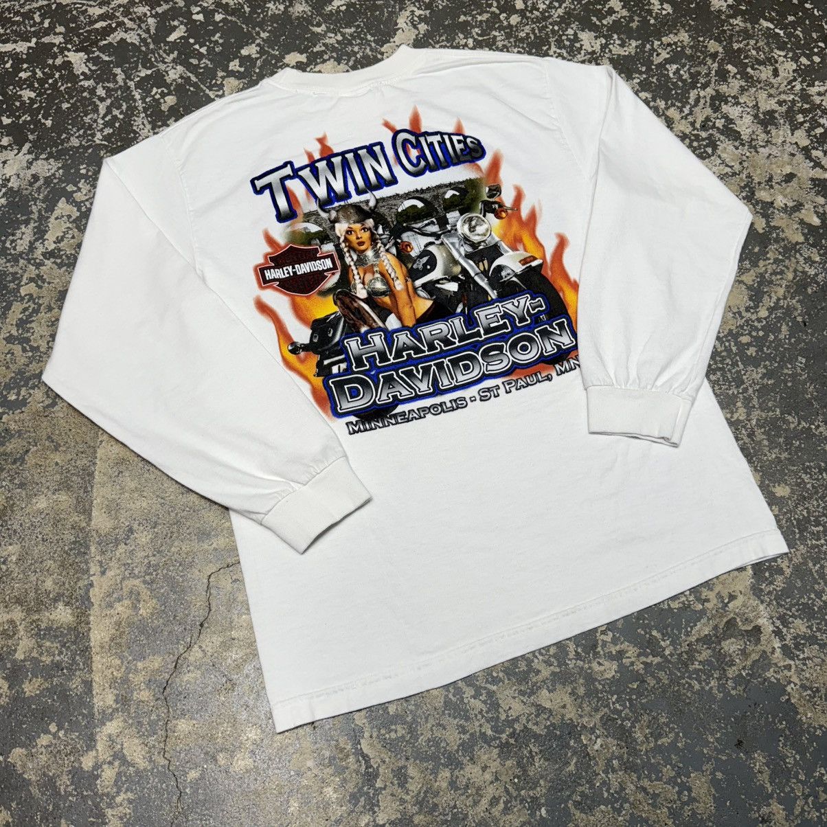 Vintage Vintage Harley Davidson Screw It Lets Ride Twin Cities Long Size US M / EU 48-50 / 2 - 14 Thumbnail