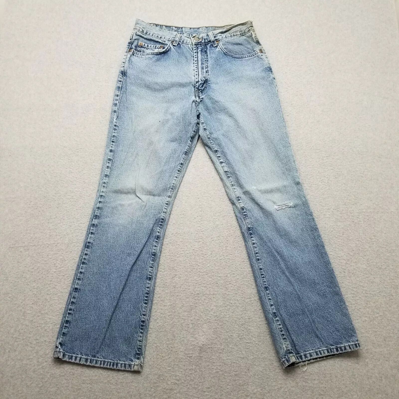 Lucky Brand VINTAGE Lucky Brand Womens 28x29 Denim Distressed Flared Size 28" / US 6 / IT 42 - 1 Thumbnail