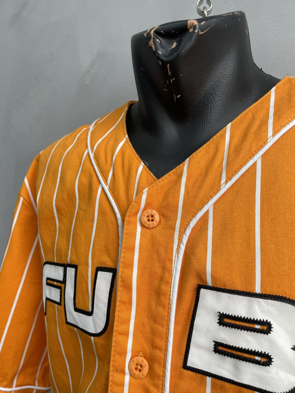 Fubu Fubu Big logo T shirt button up sk8 wu tang style Size US S / EU 44-46 / 1 - 6 Thumbnail